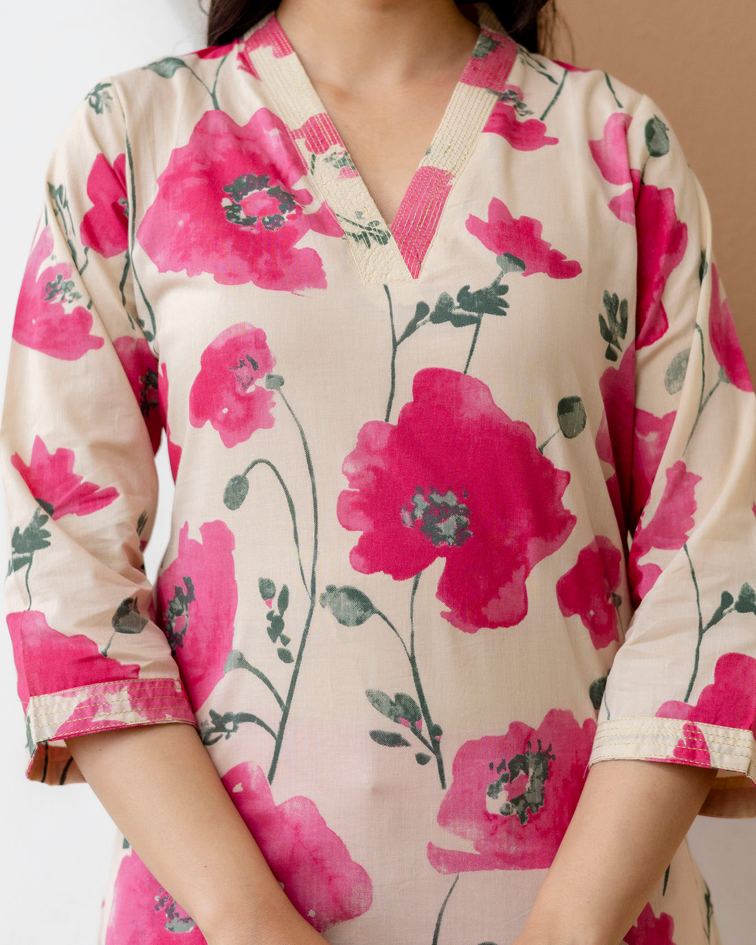 PHOOLWARI CHARM STRAIGHT KURTA