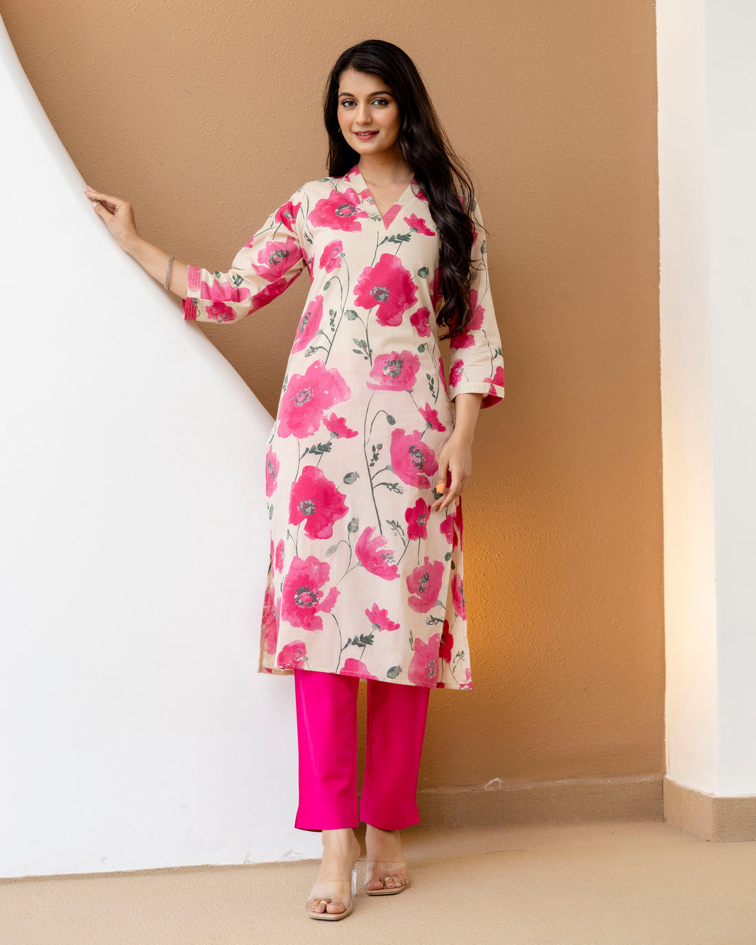 PHOOLWARI CHARM STRAIGHT KURTA