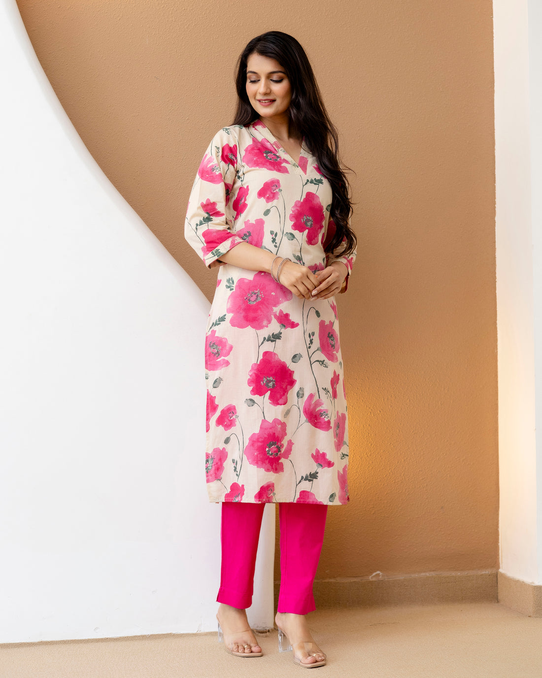 PHOOLWARI CHARM STRAIGHT KURTA