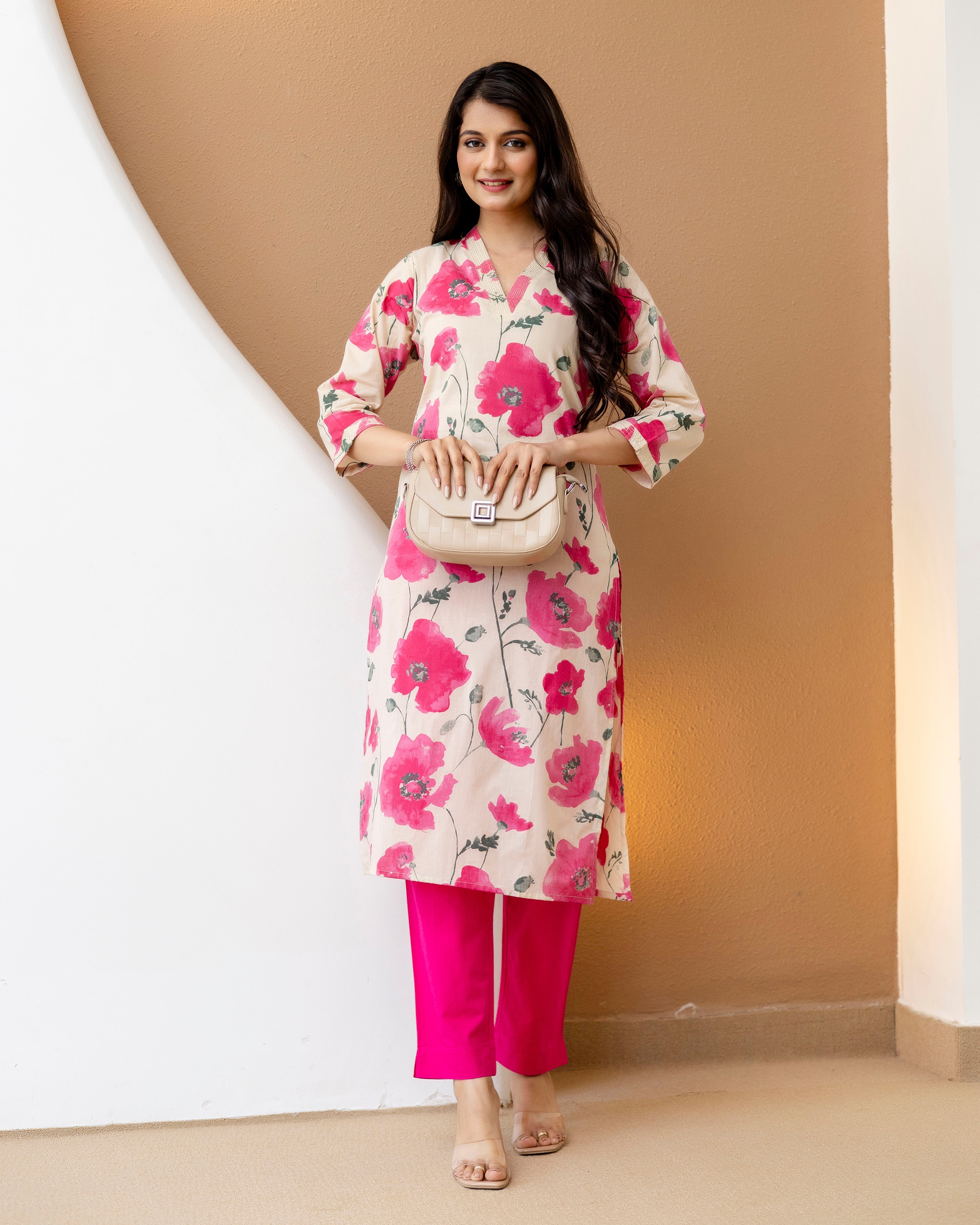 PHOOLWARI CHARM STRAIGHT KURTA