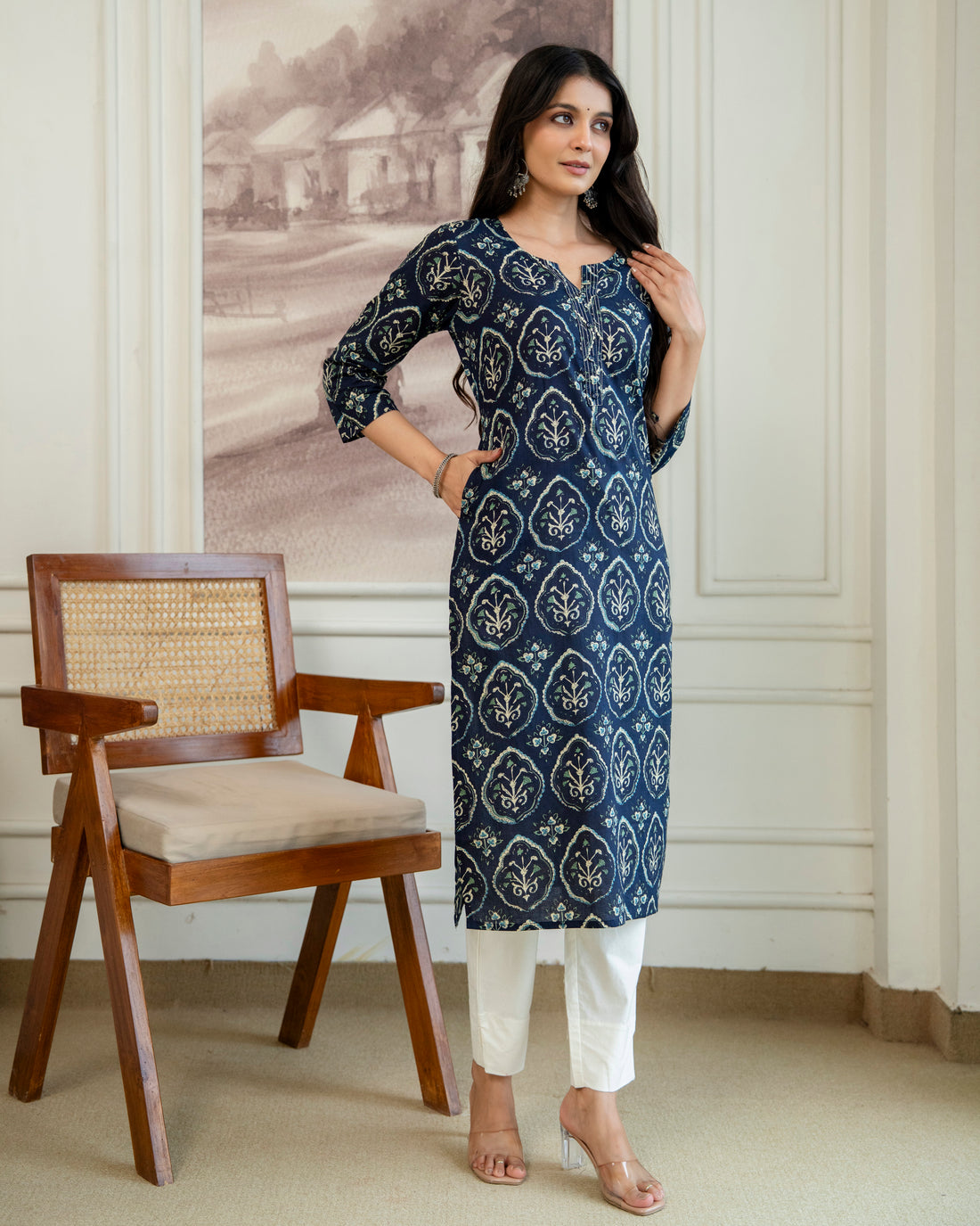 Nilaya Pure Cotton Straight Kurta