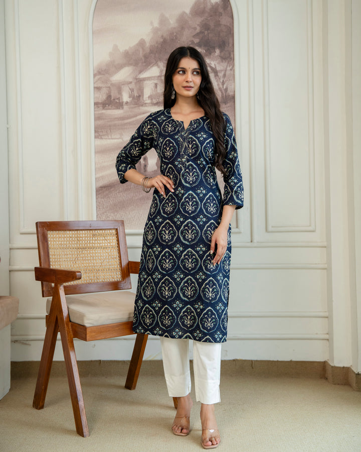 Nilaya Pure Cotton Straight Kurta
