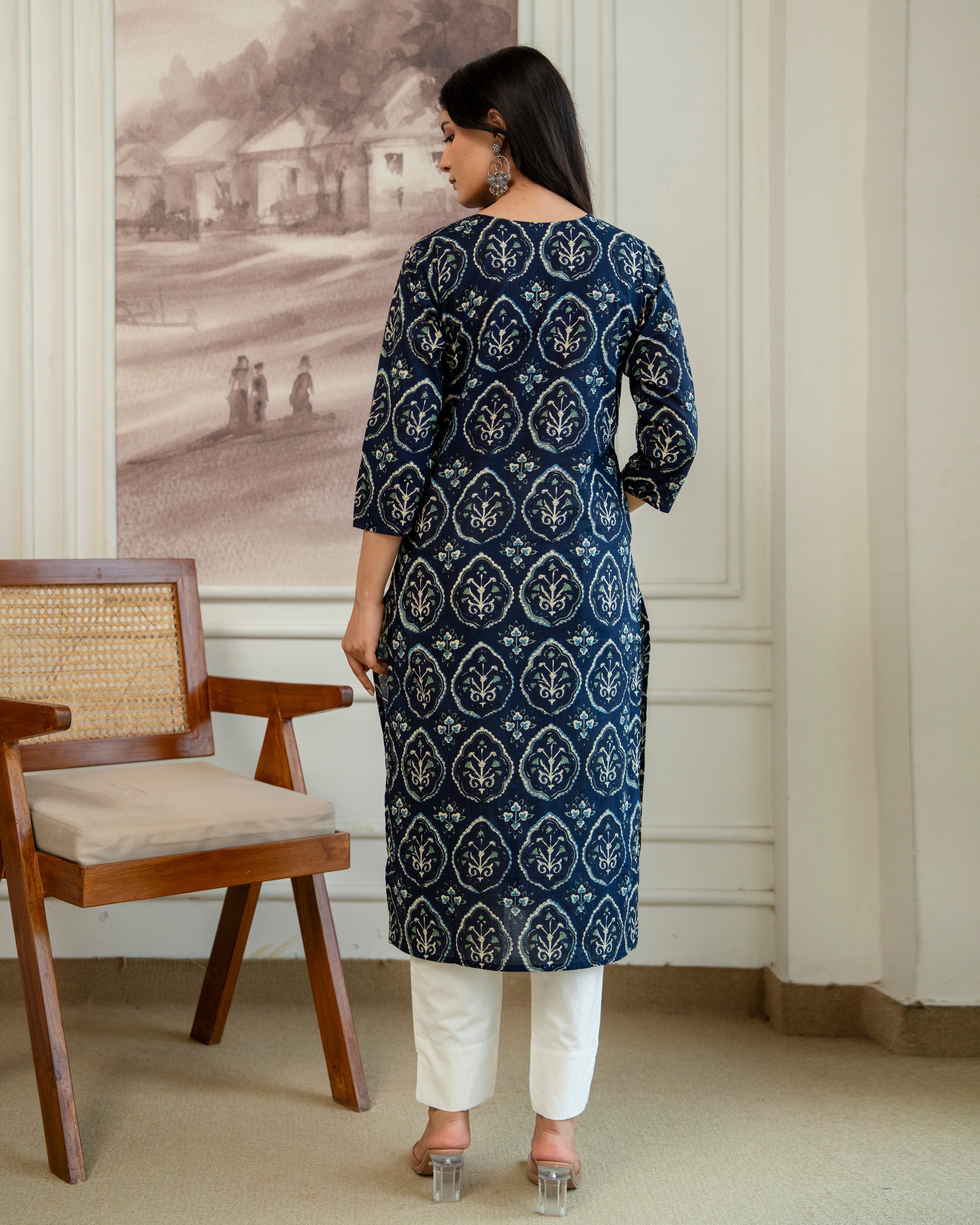 Nilaya Pure Cotton Straight Kurta
