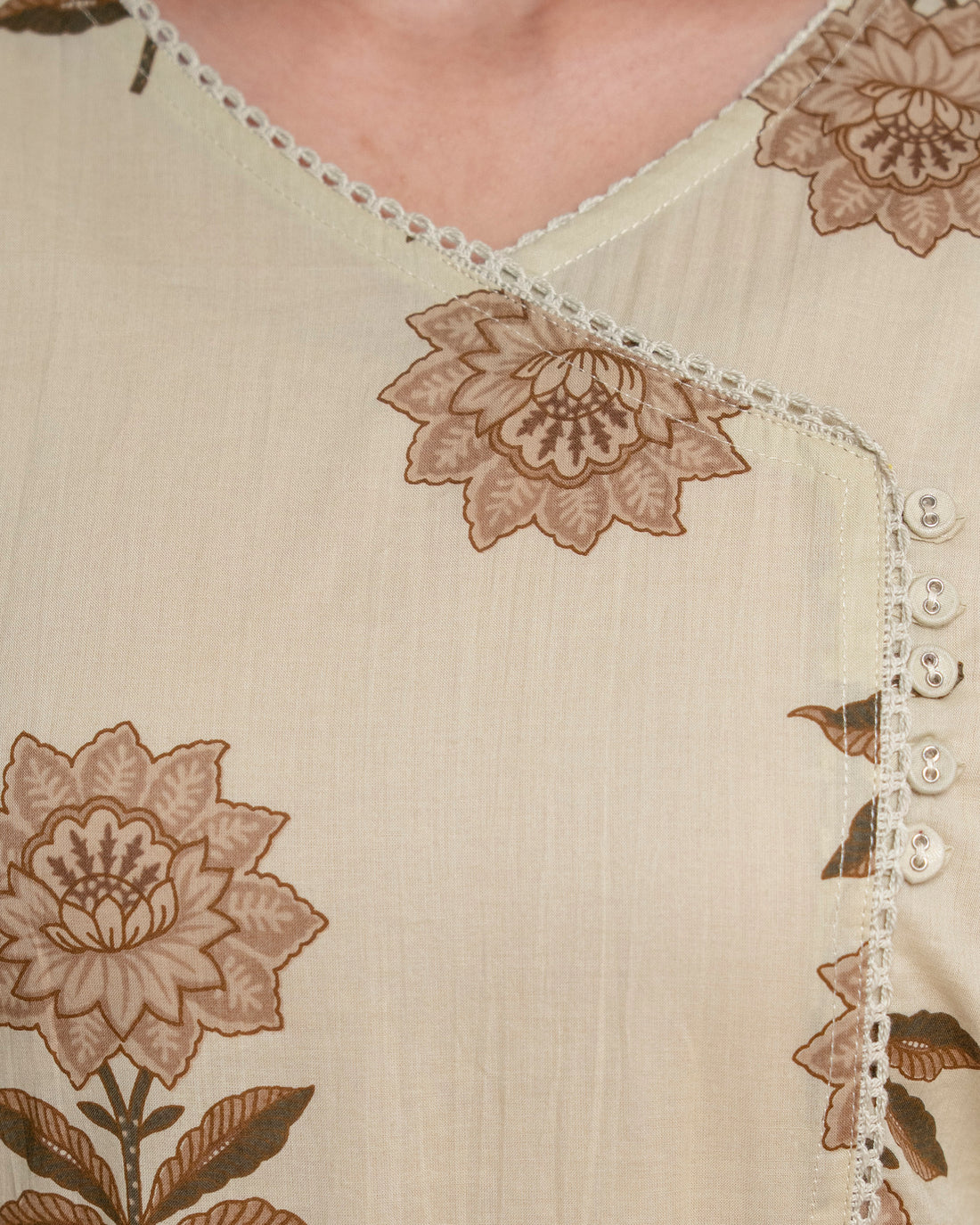 Rajeshwari Pure Cotton Angrakha Kurta