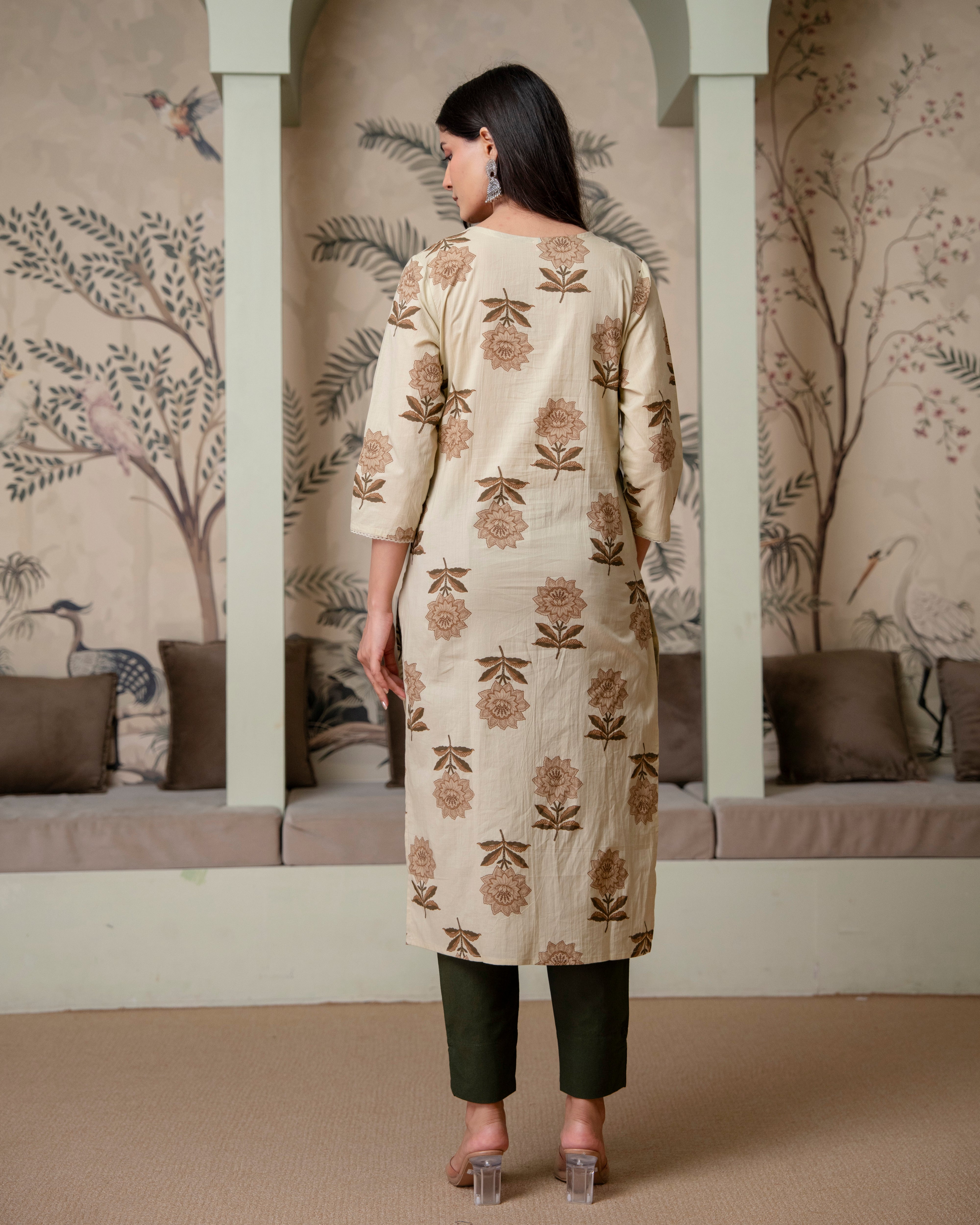 Rajeshwari Pure Cotton Angrakha Kurta