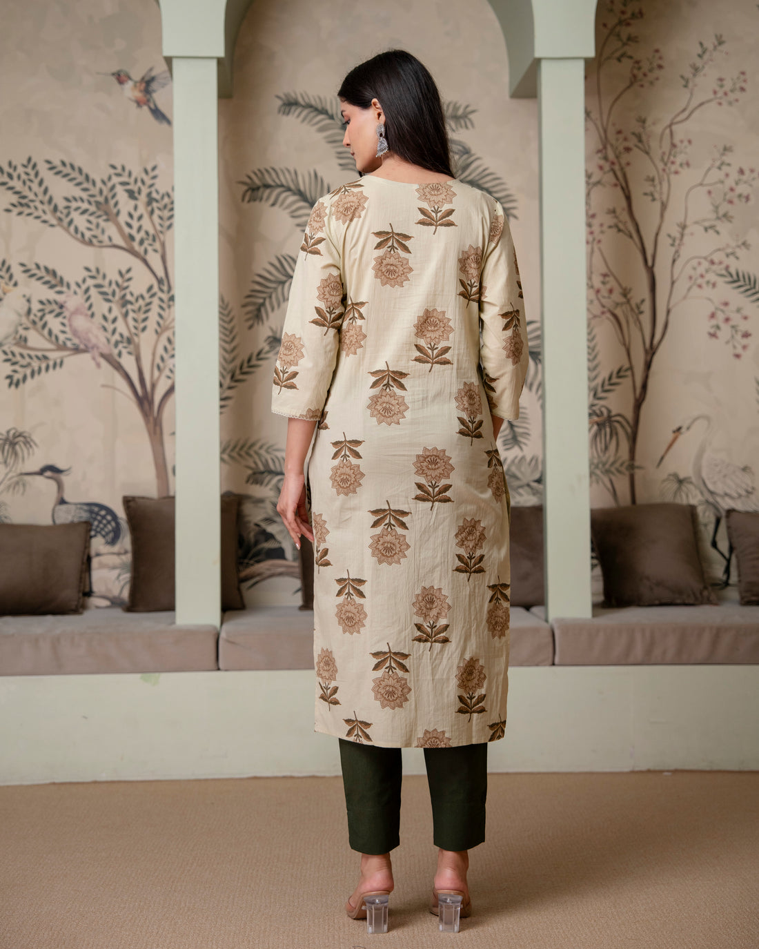 Rajeshwari Pure Cotton Angrakha Kurta