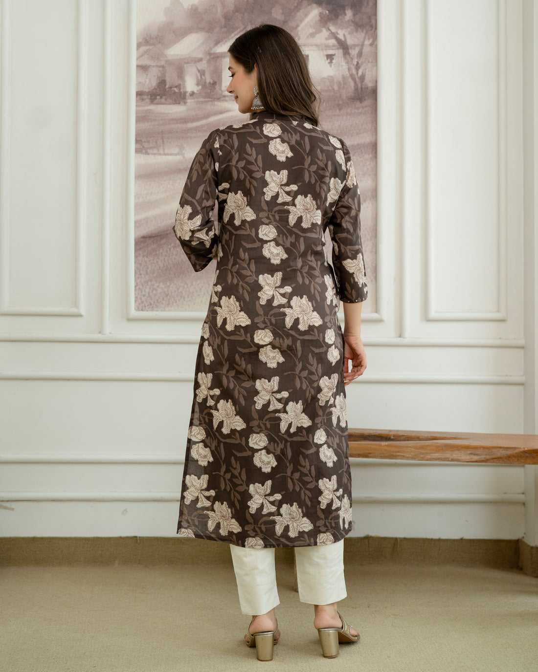Nayantara Pure Cotton Straight Kurta