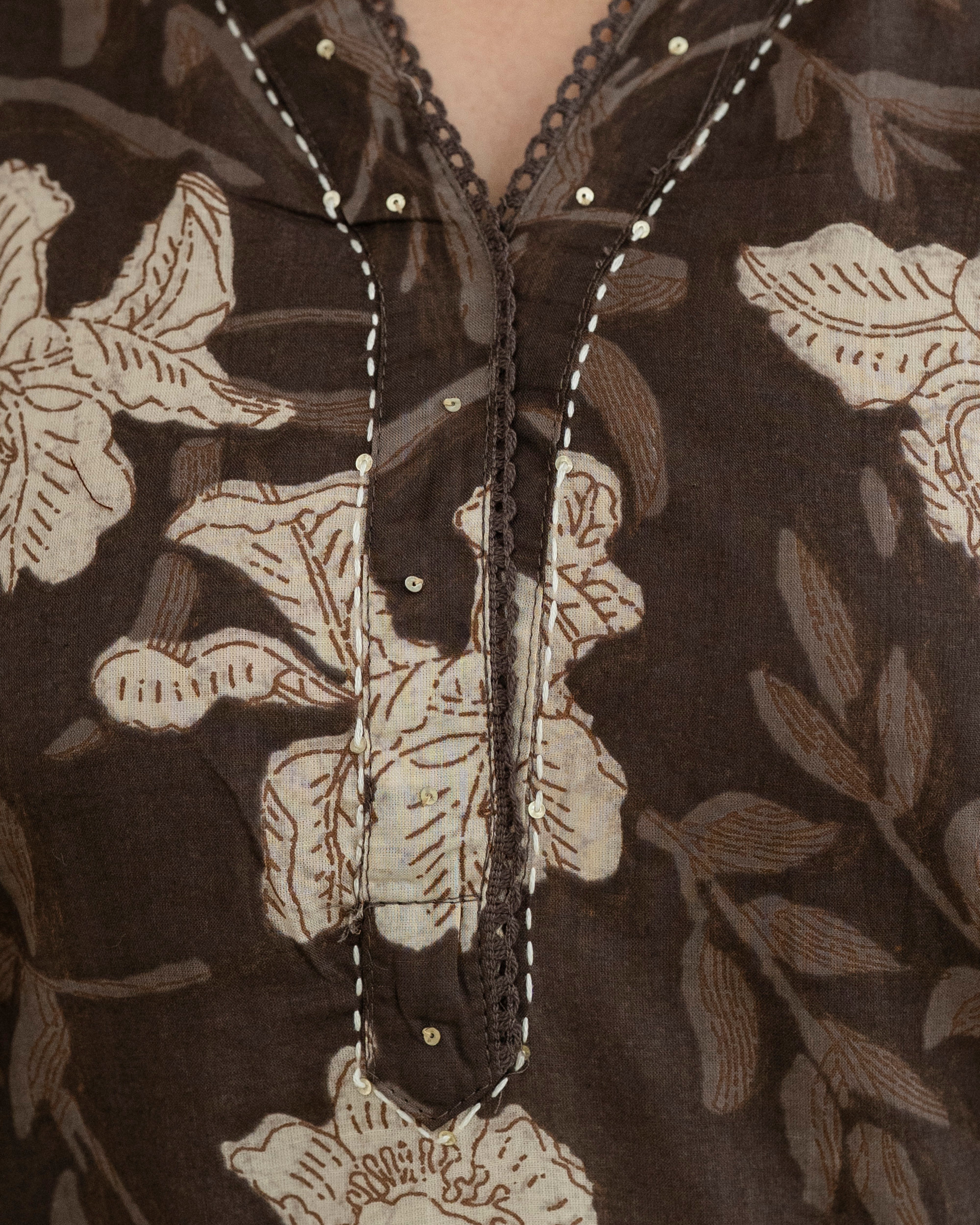 Nayantara Pure Cotton Straight Kurta