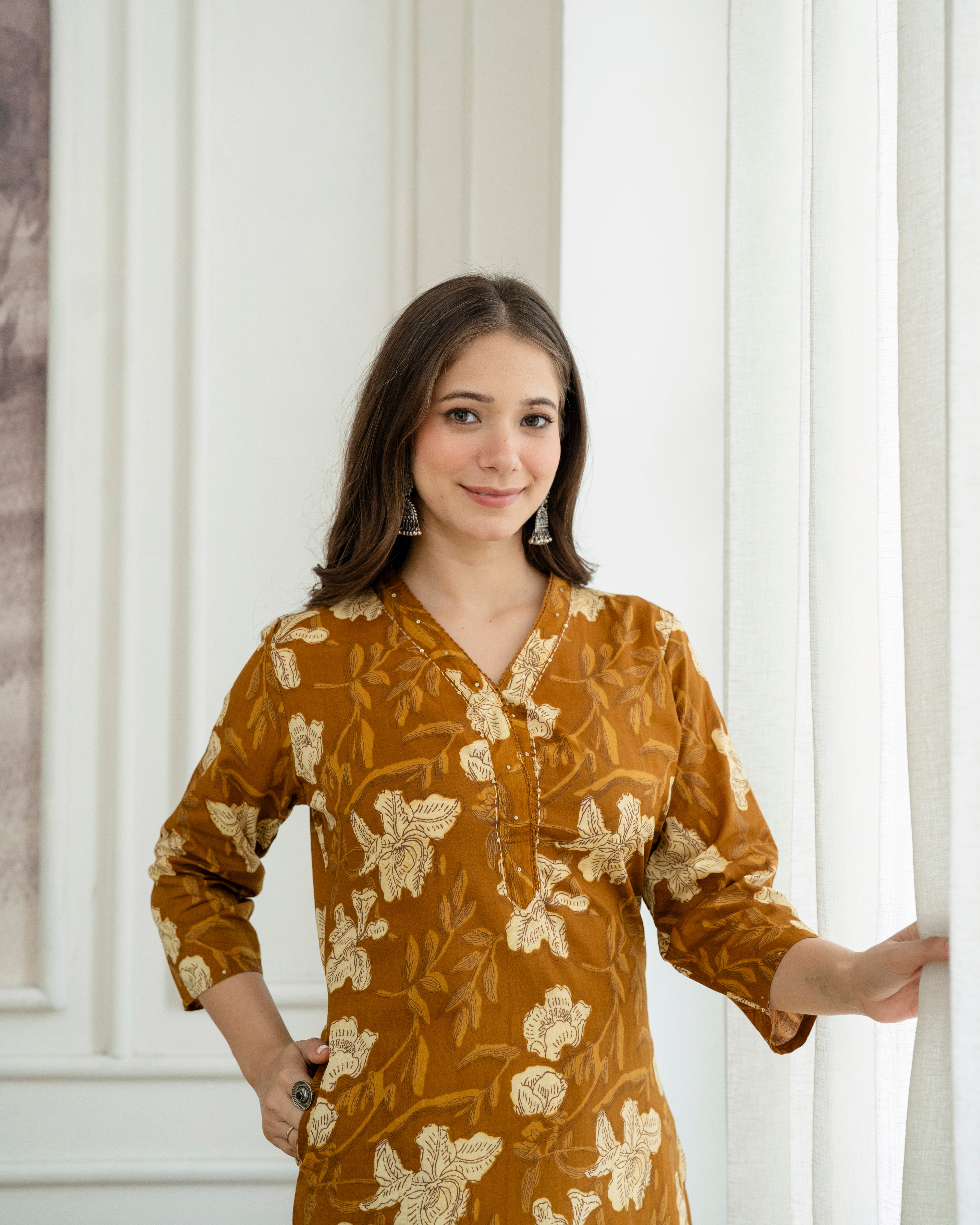 Kanak Pure Cotton Straight Kurta