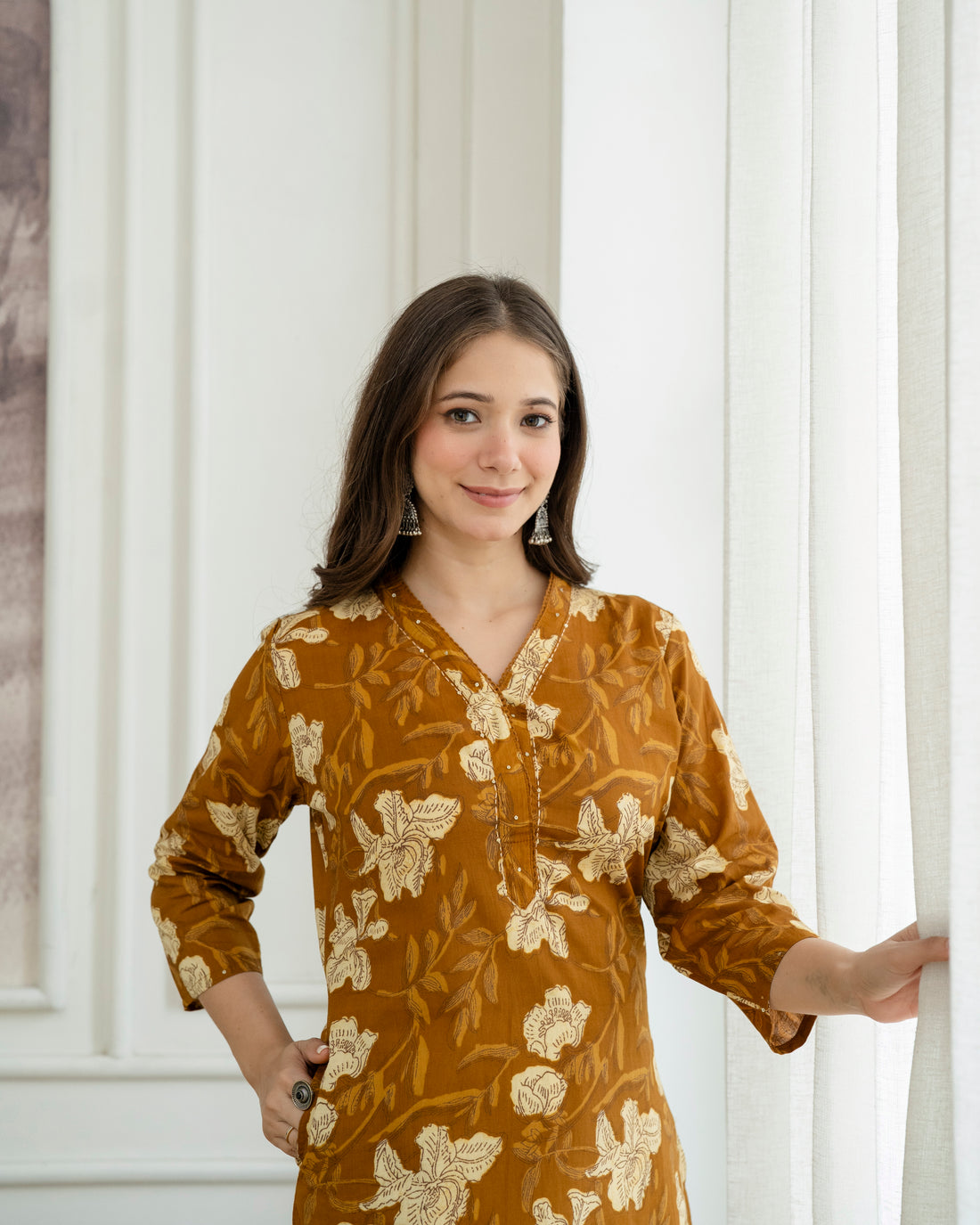 Kanak Pure Cotton Straight Kurta