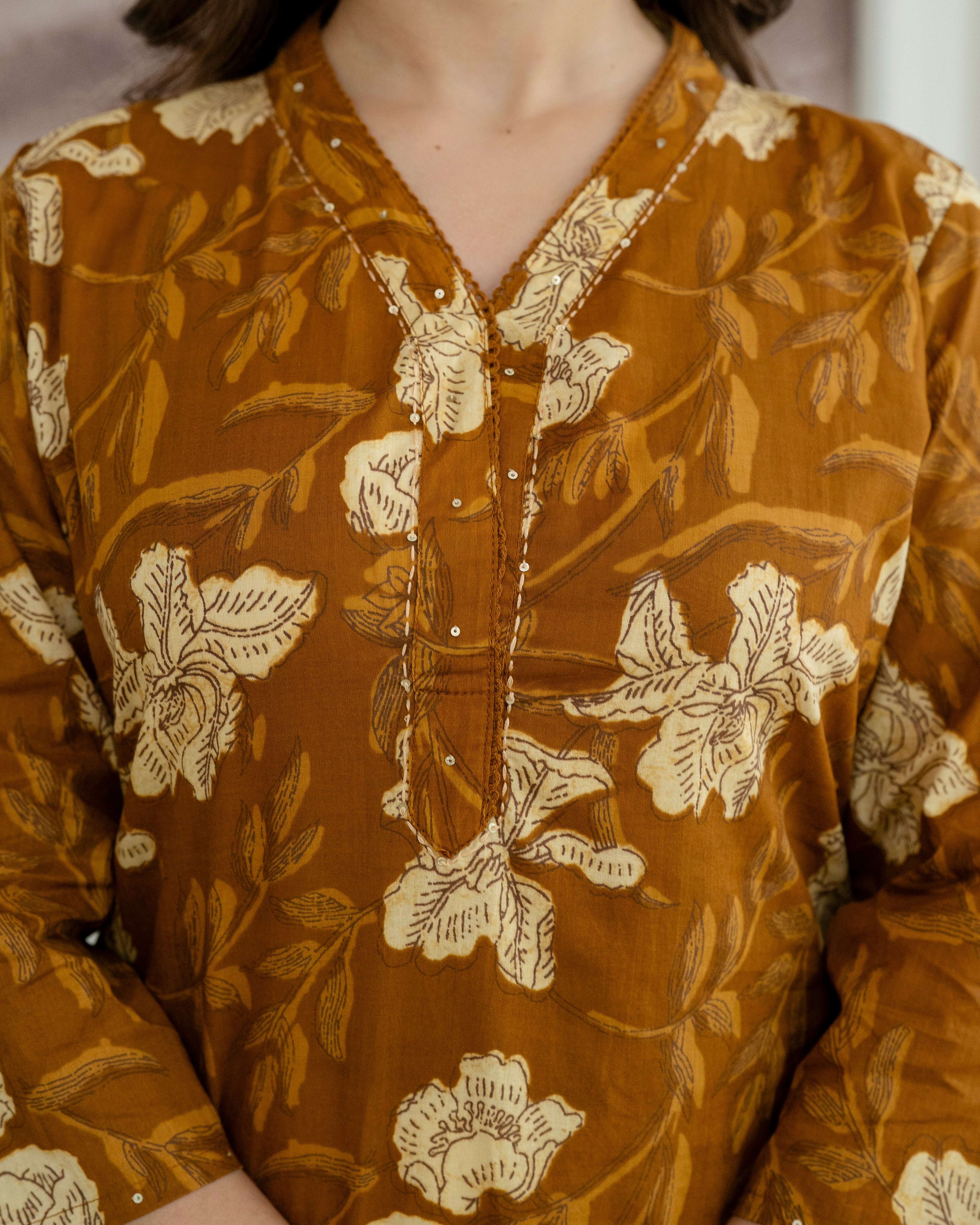 Kanak Pure Cotton Straight Kurta