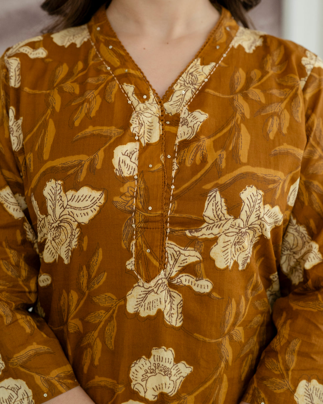Kanak Pure Cotton Straight Kurta