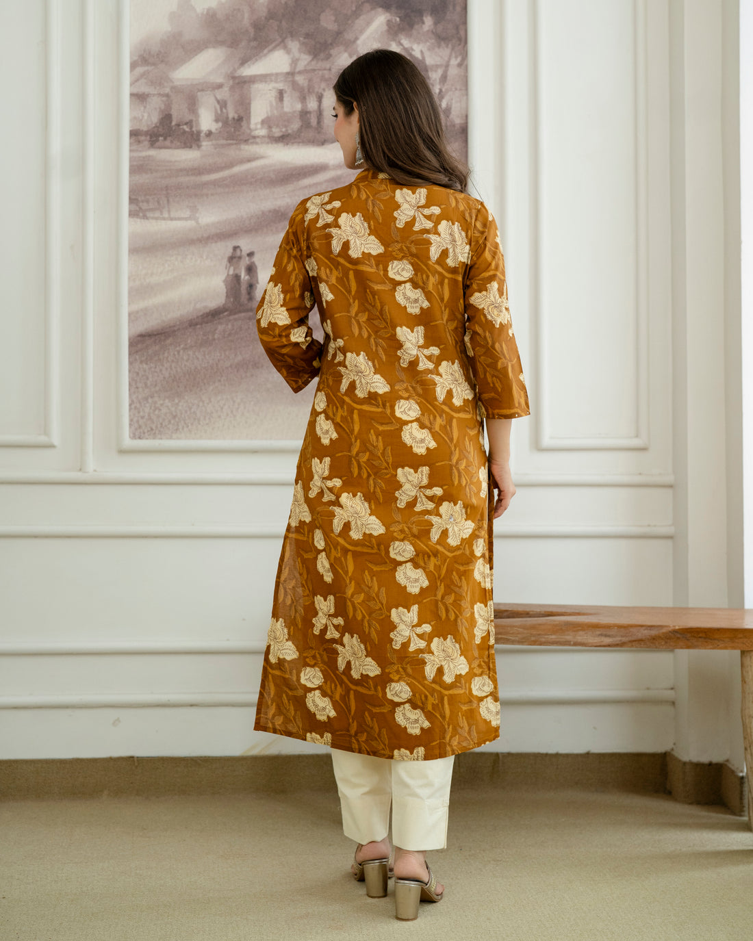 Kanak Pure Cotton Straight Kurta