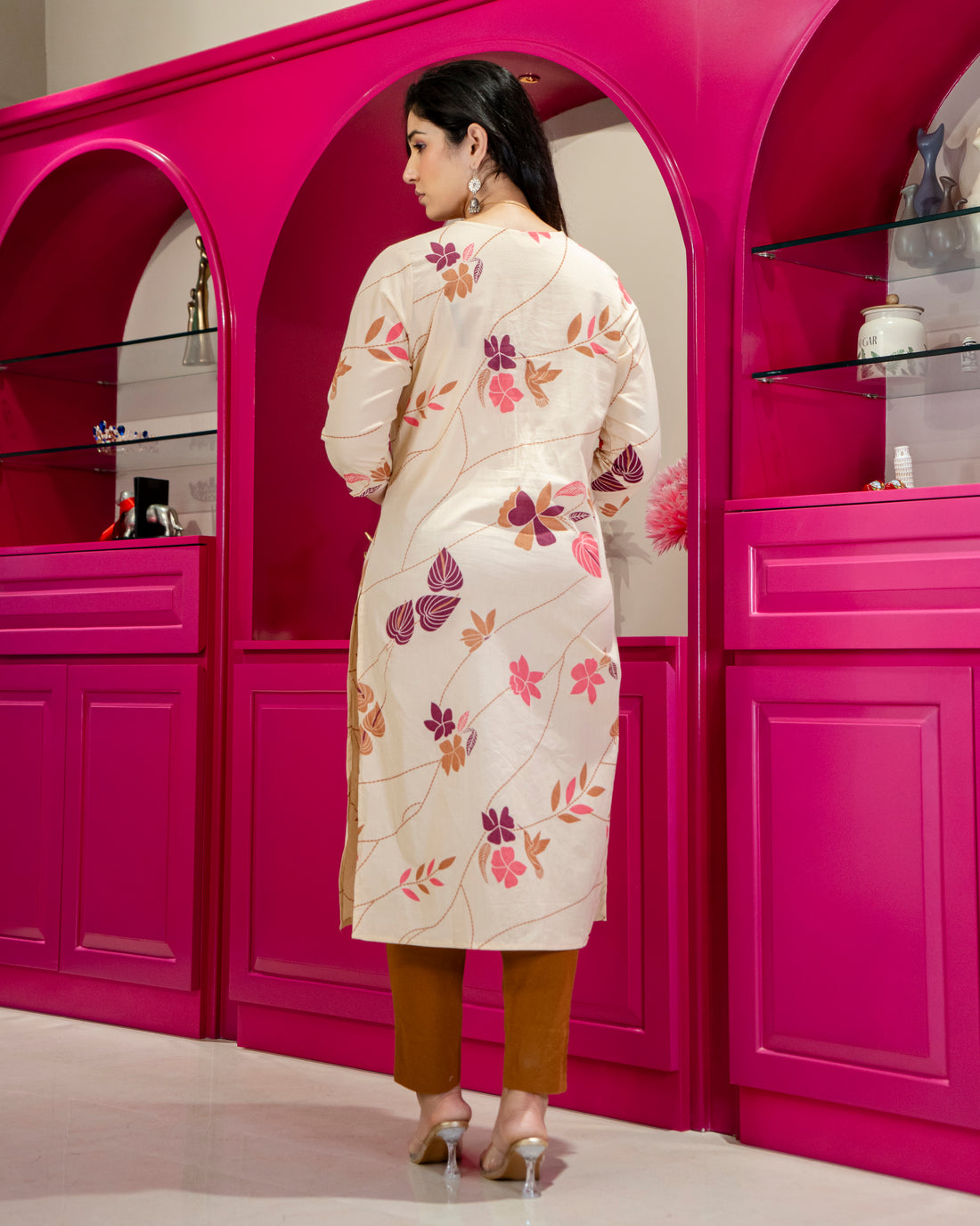Kusumita Pure Cotton Straight Kurta