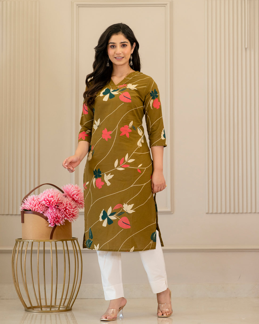 Prakriti Pure Cotton Straight Kurta