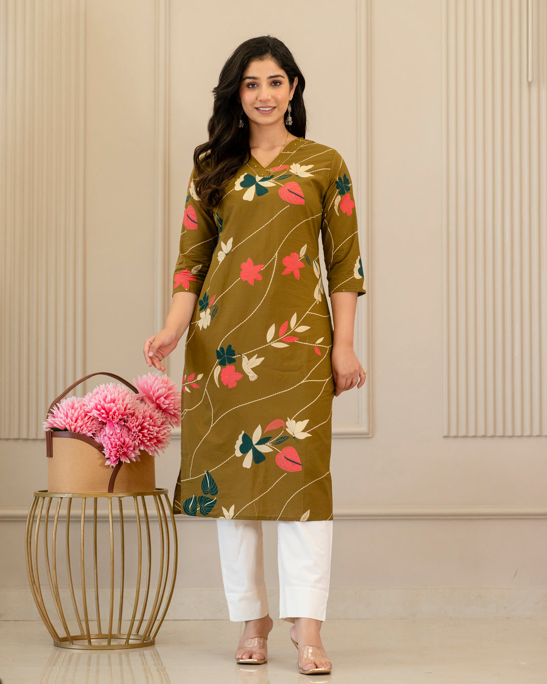 Prakriti Pure Cotton Straight Kurta