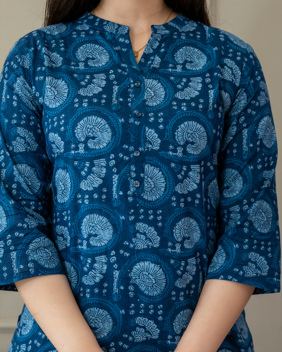 INDIGO VIRAASAT COTTON KURTA SET