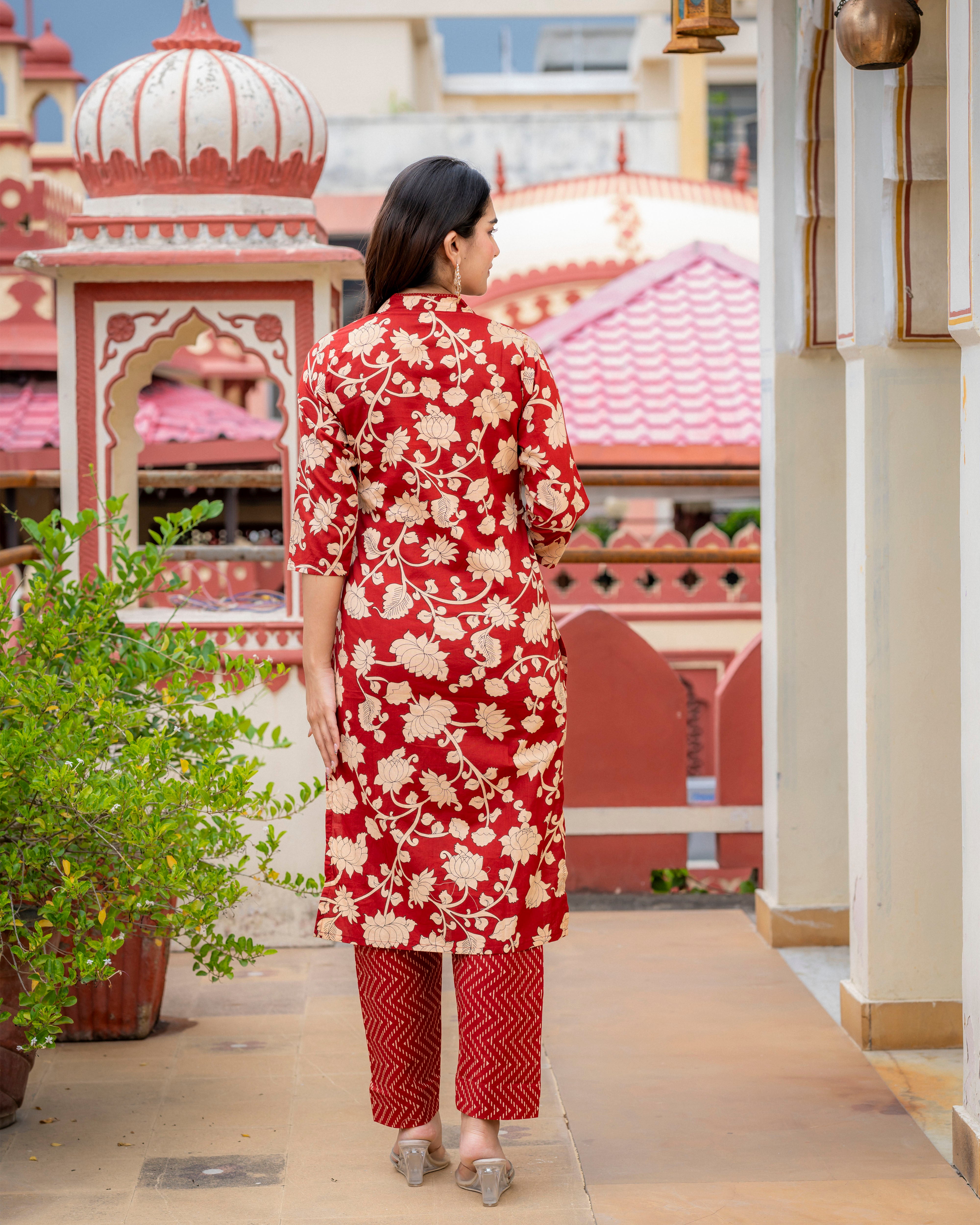 Raktika Pure Cotton Kurta Set