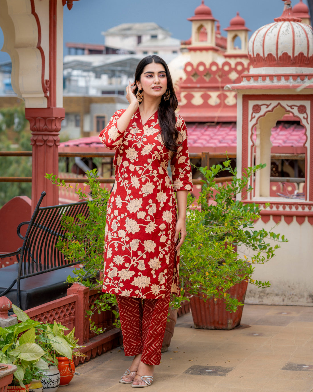 Raktika Pure Cotton Kurta Set