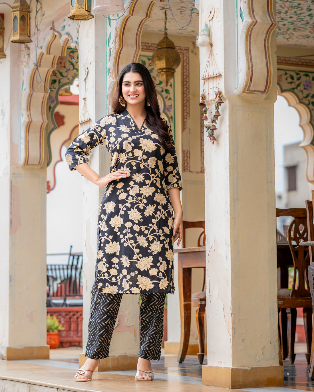 Indulekha Pure Cotton Kurta Set