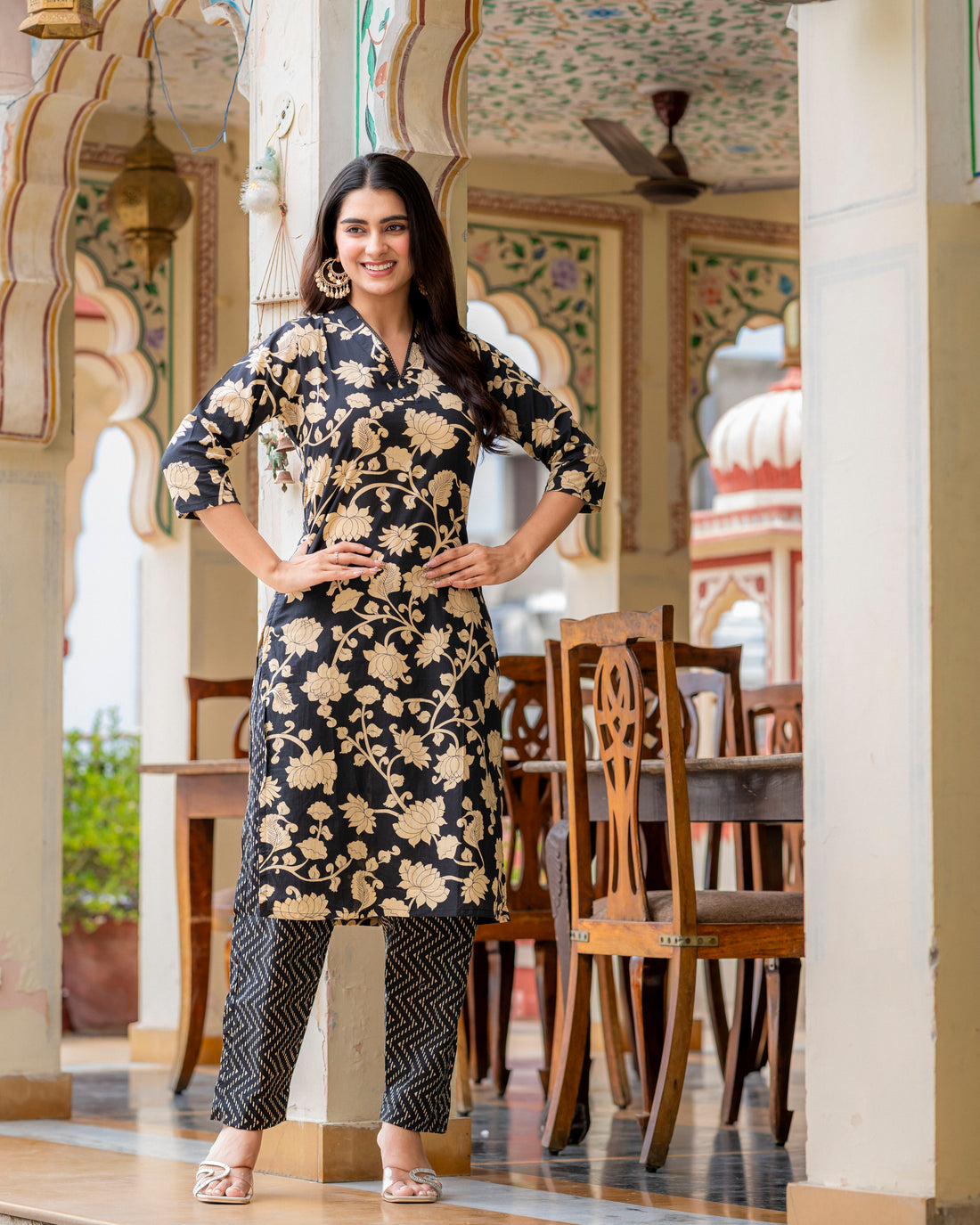 Indulekha Pure Cotton Kurta Set