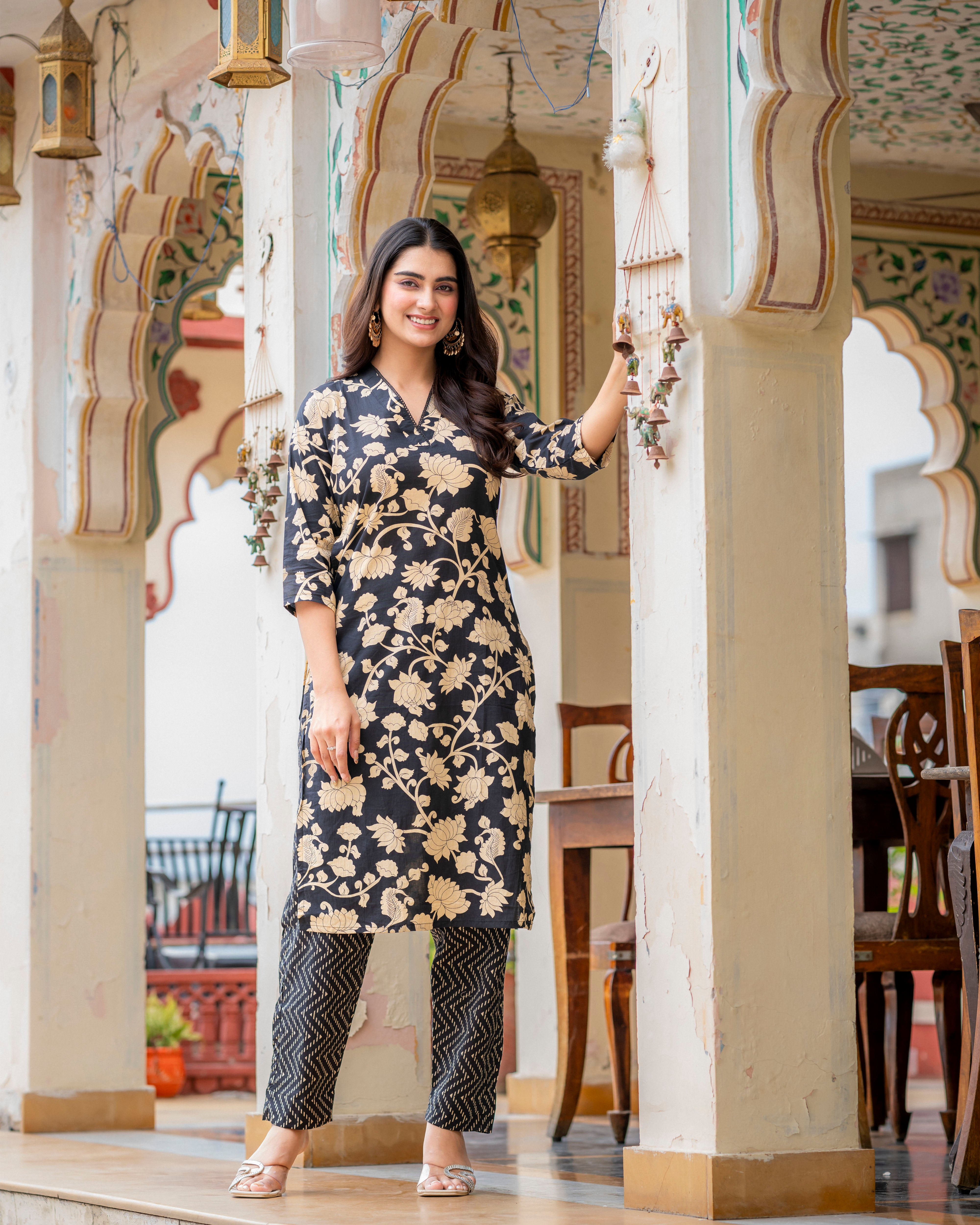 Indulekha Pure Cotton Kurta Set
