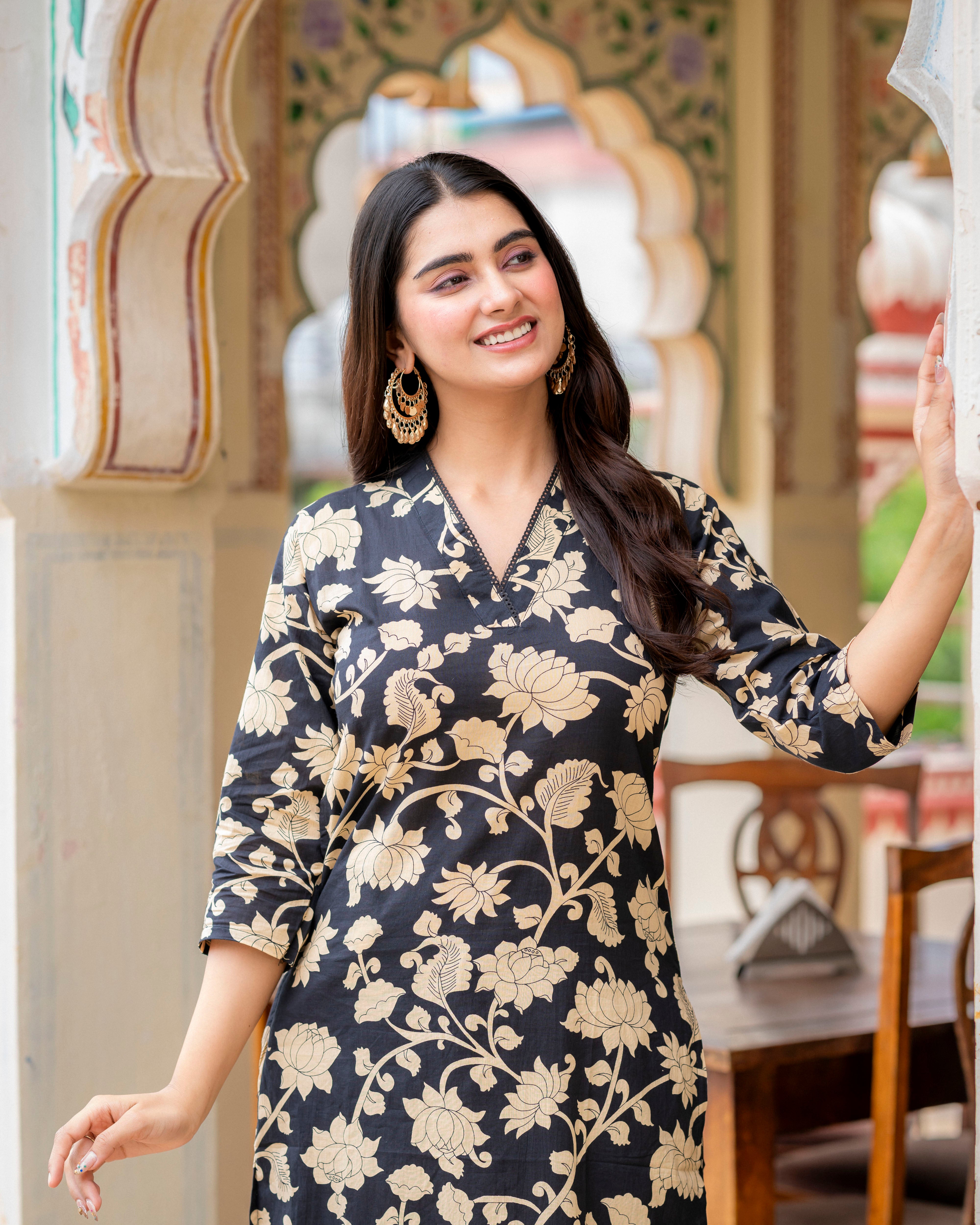 Indulekha Pure Cotton Kurta Set