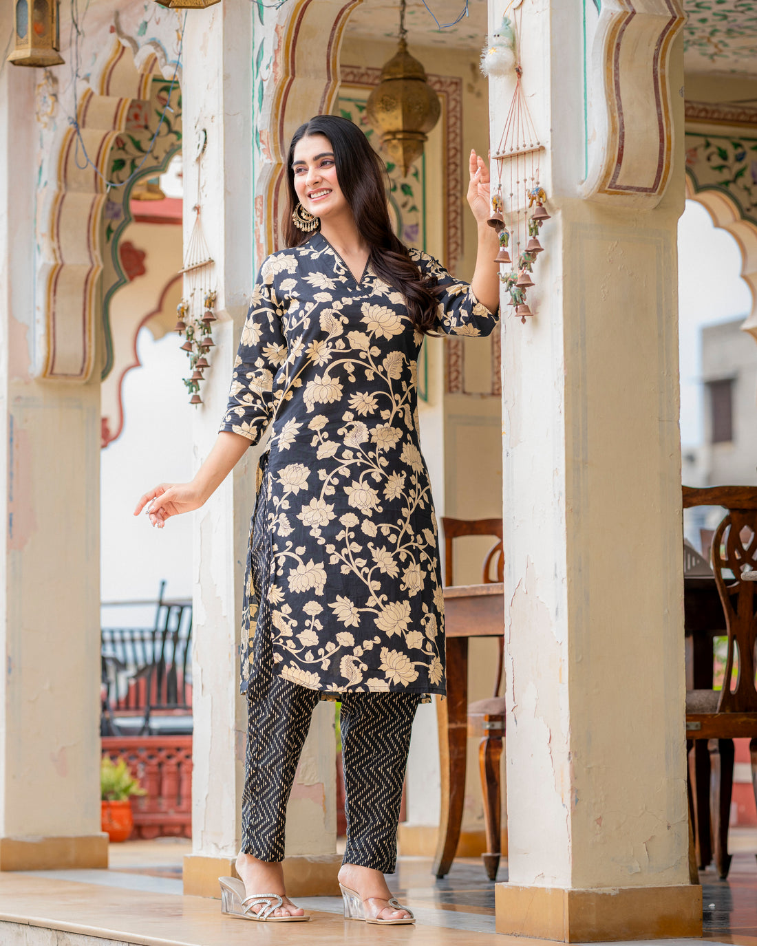 Indulekha Pure Cotton Kurta Set