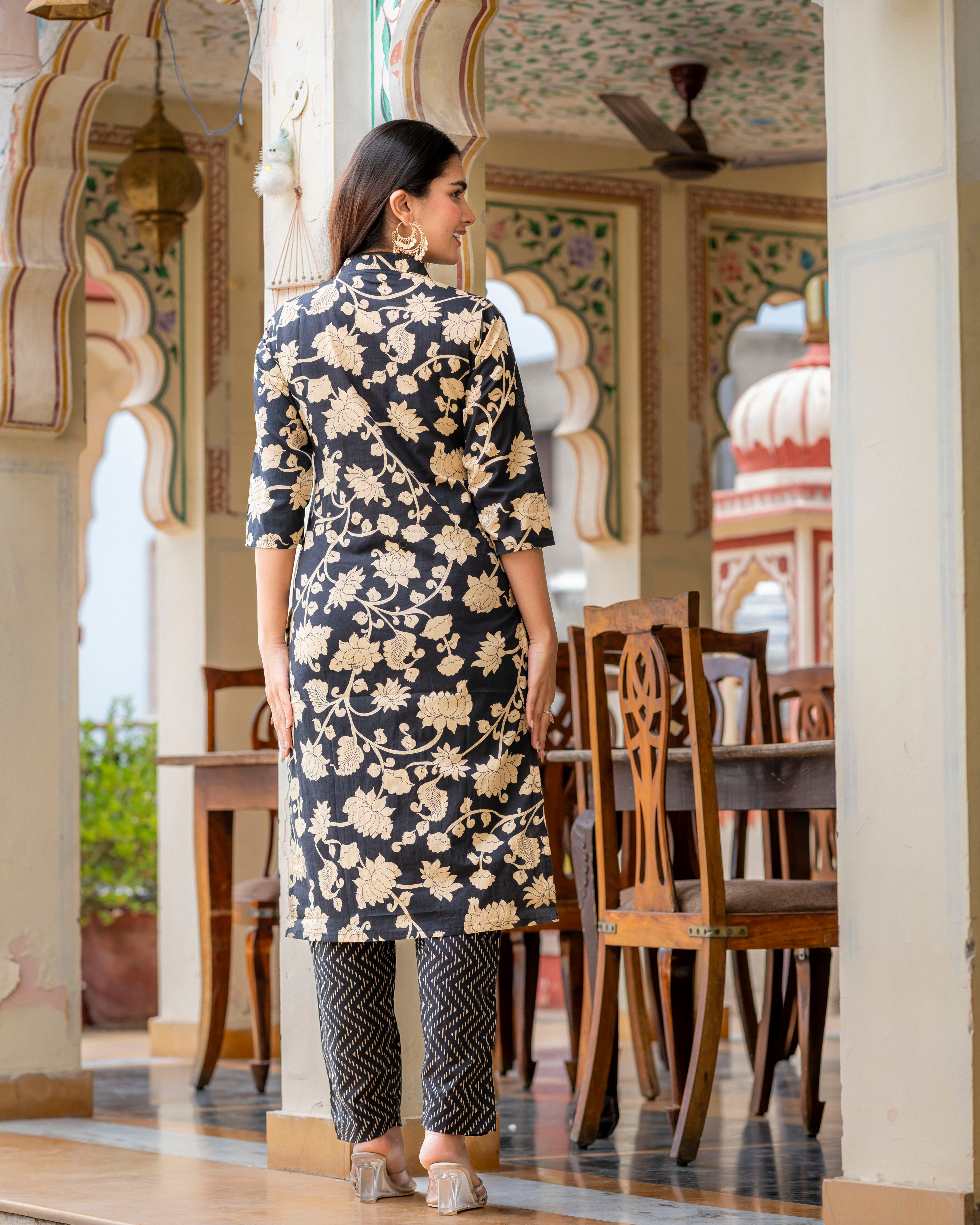 Indulekha Pure Cotton Kurta Set