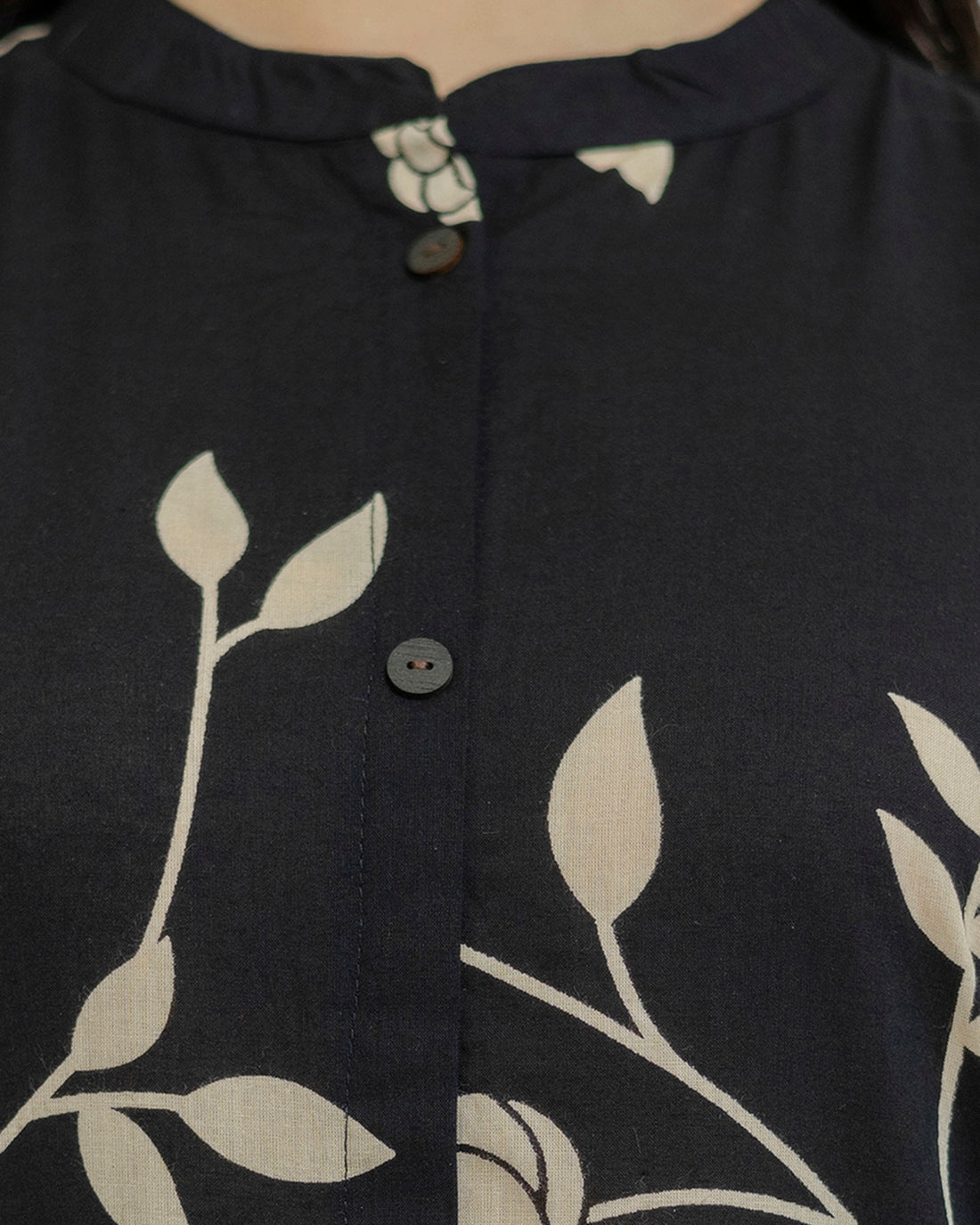 The 'Shyama' Black Blossom Cord Set