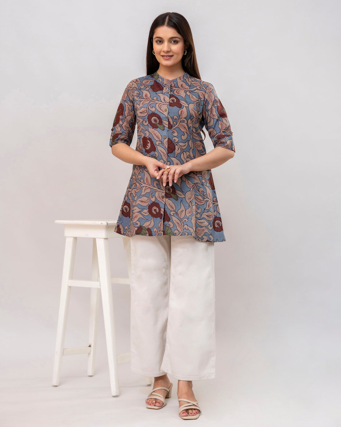 The 'Tara' Block Print Short Tops