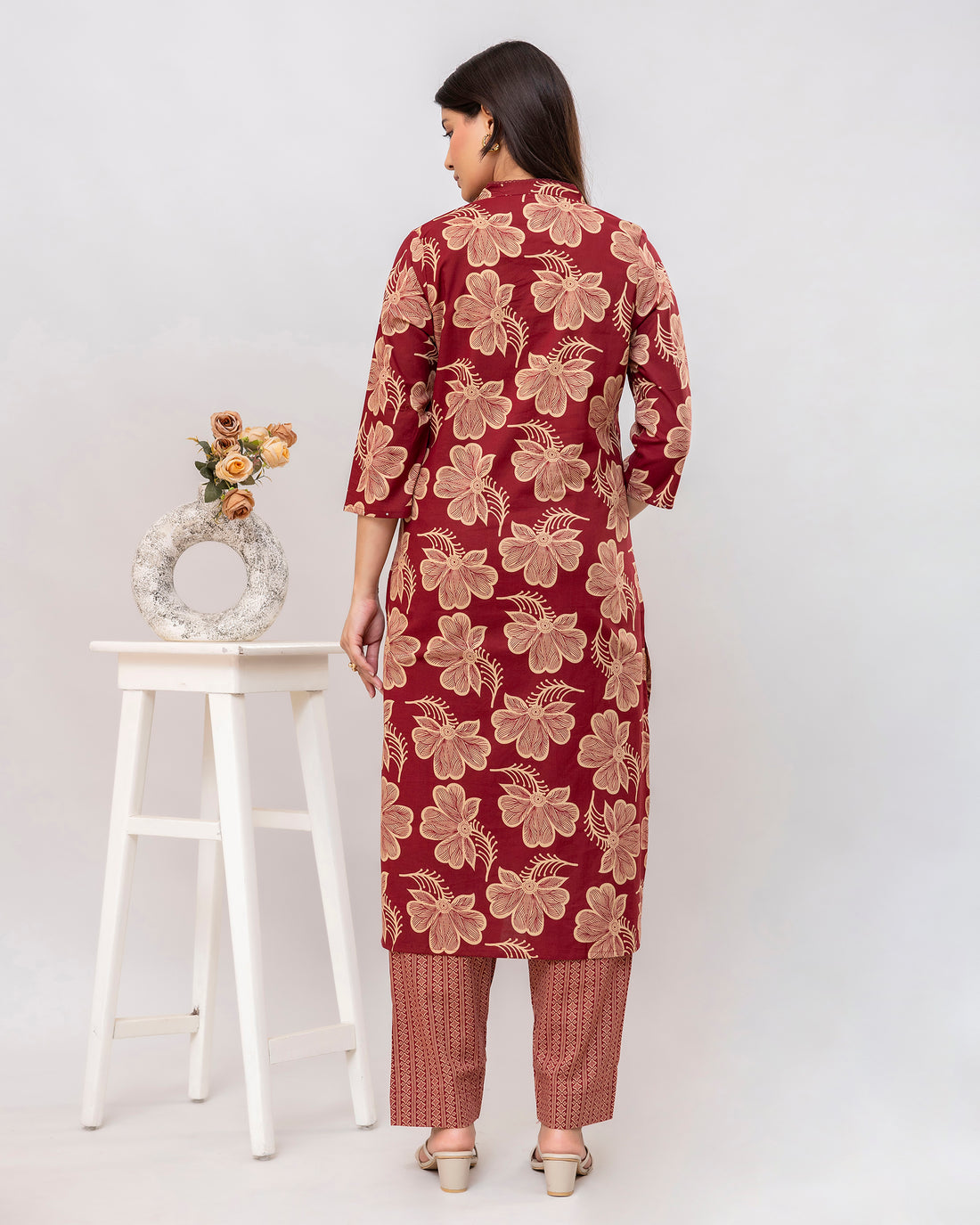 The 'Rati' Floral Print Kurta Set