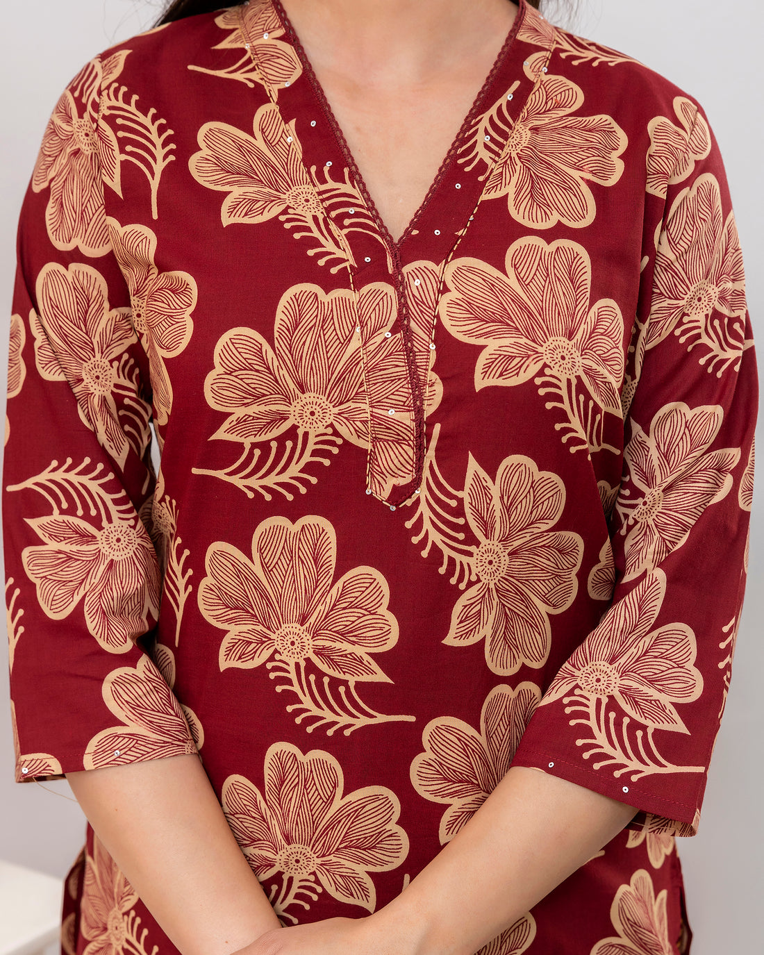 The 'Rati' Floral Print Kurta Set