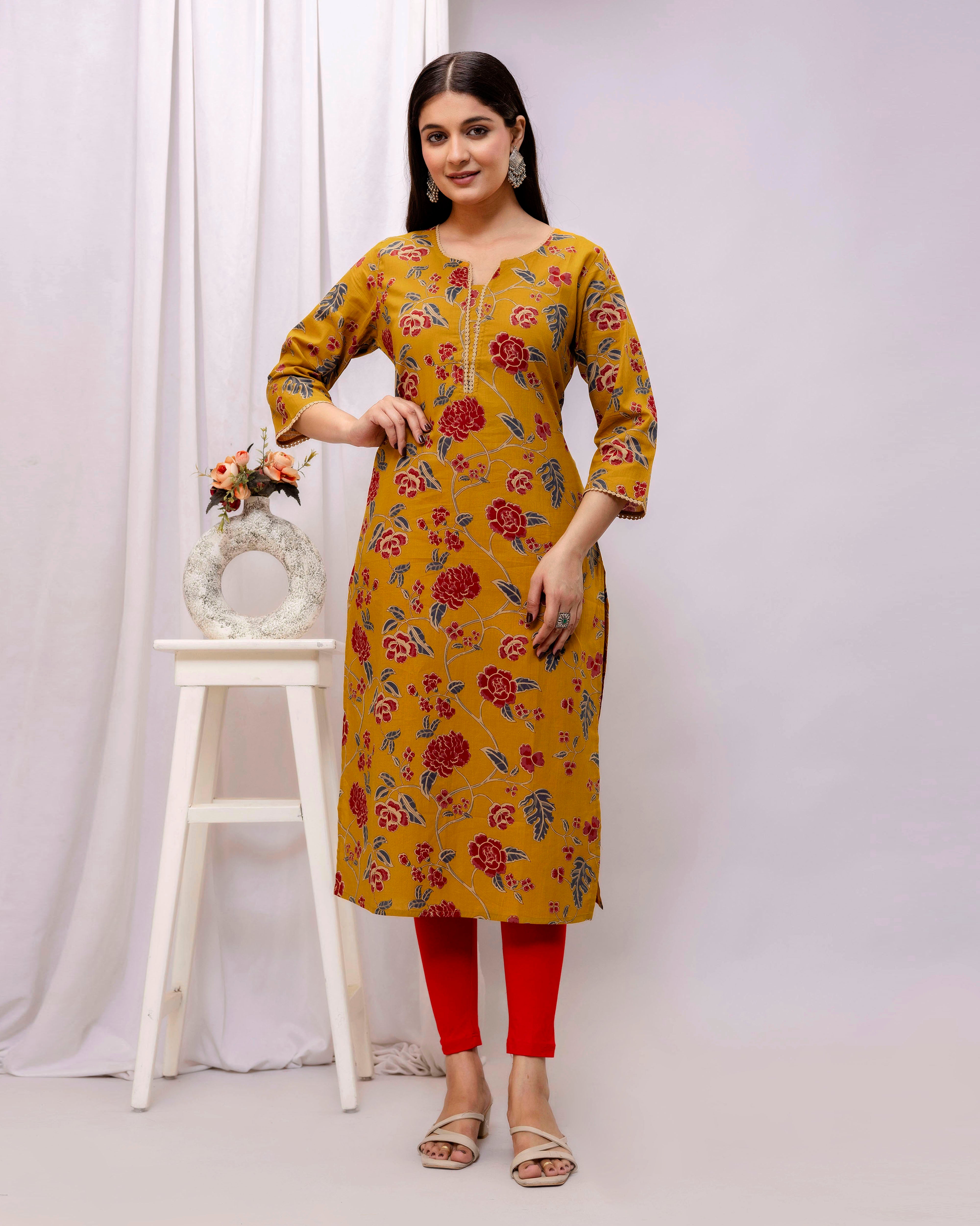 The 'Chandrika' Floral Bloom Kurti's