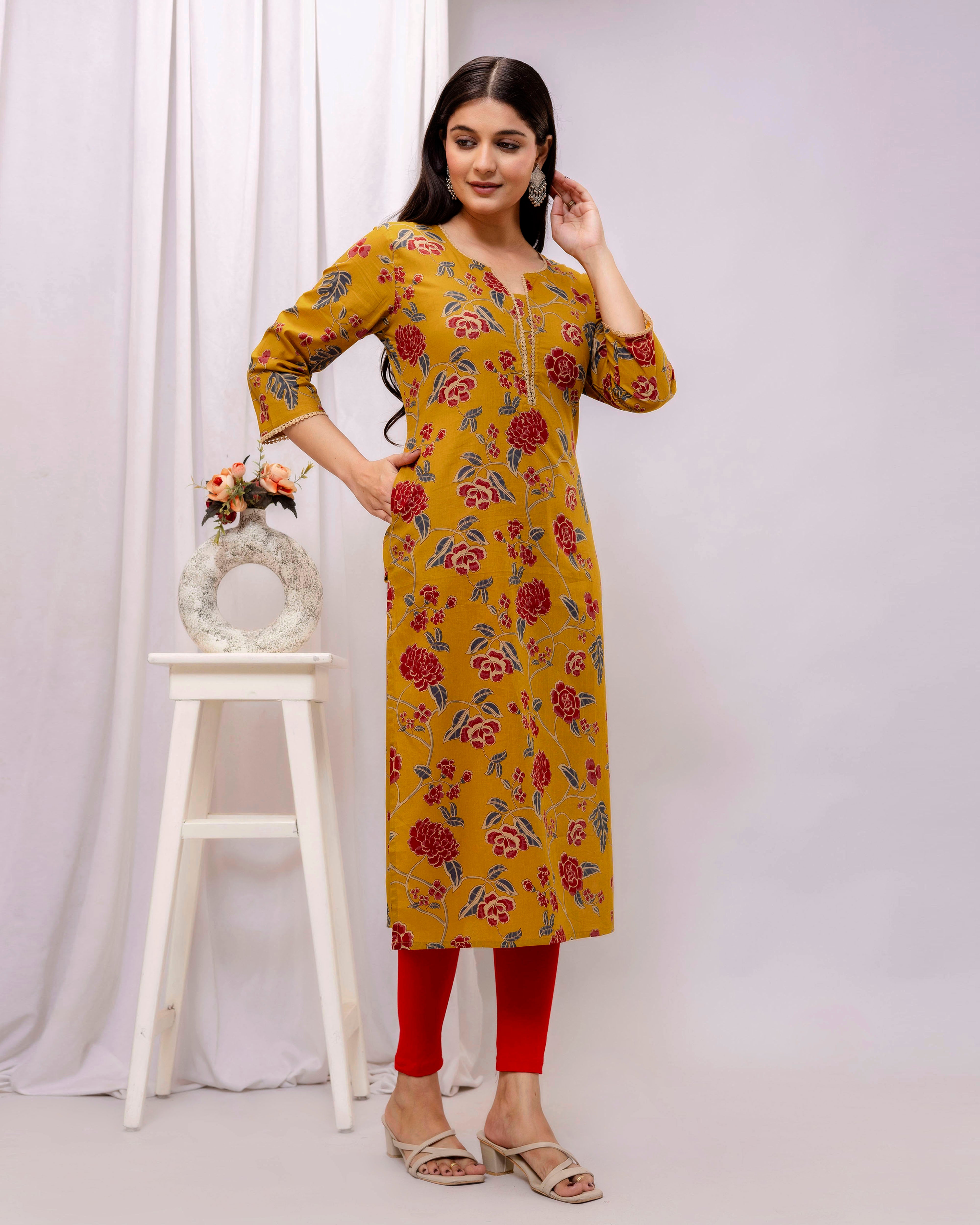 The 'Chandrika' Floral Bloom Kurti's