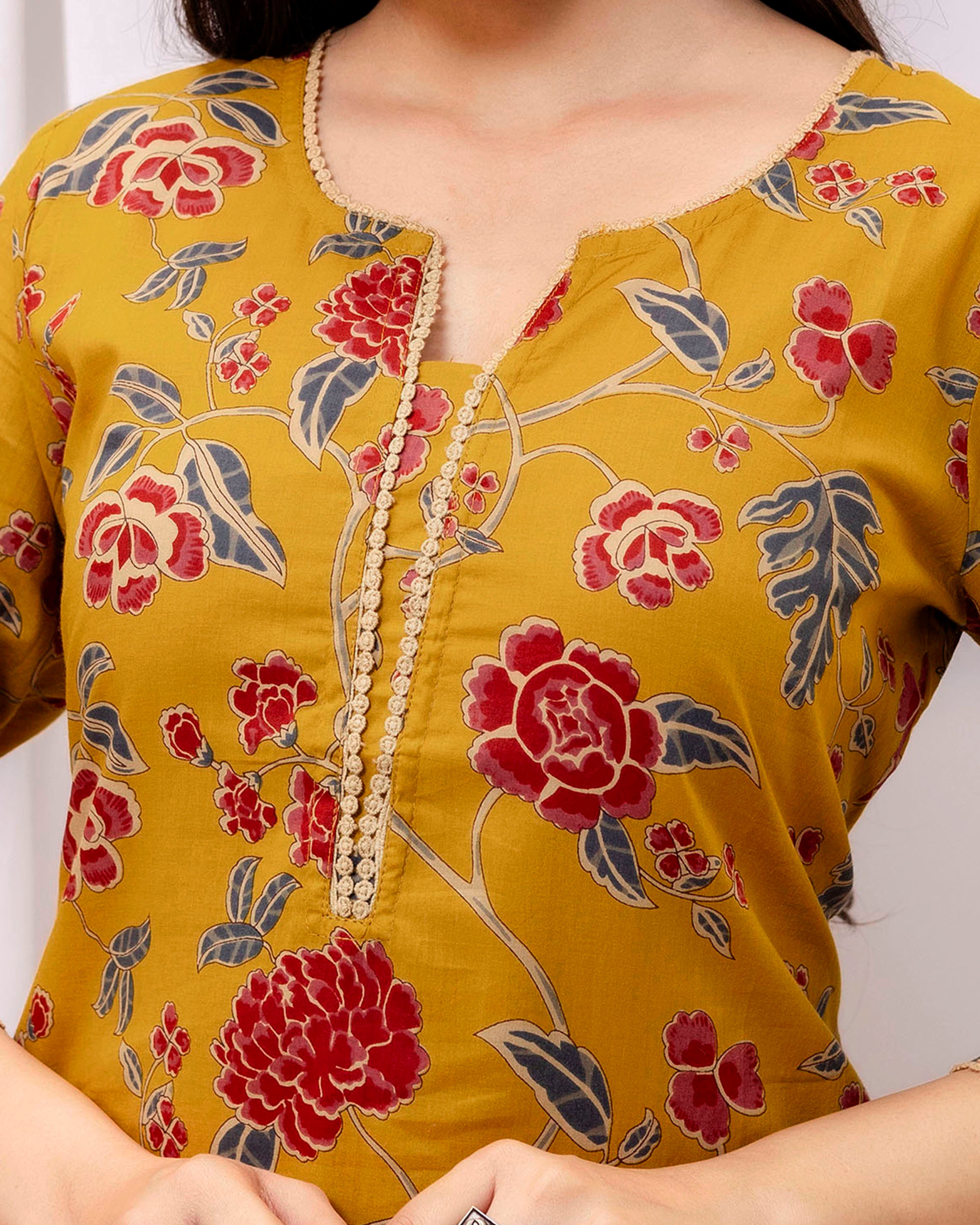 The 'Chandrika' Floral Bloom Kurti's