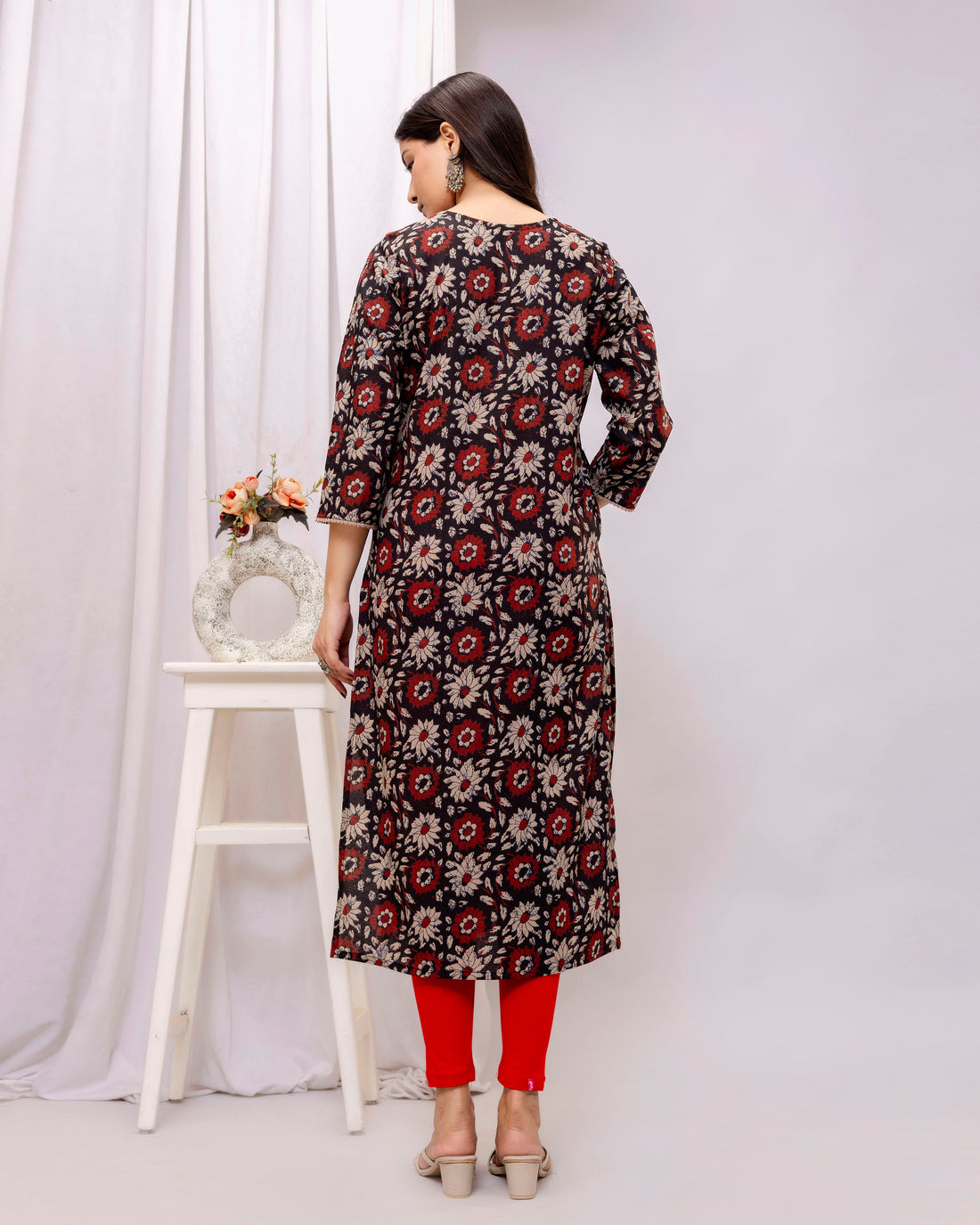 The 'Avani' Rustic Block Print Kurta