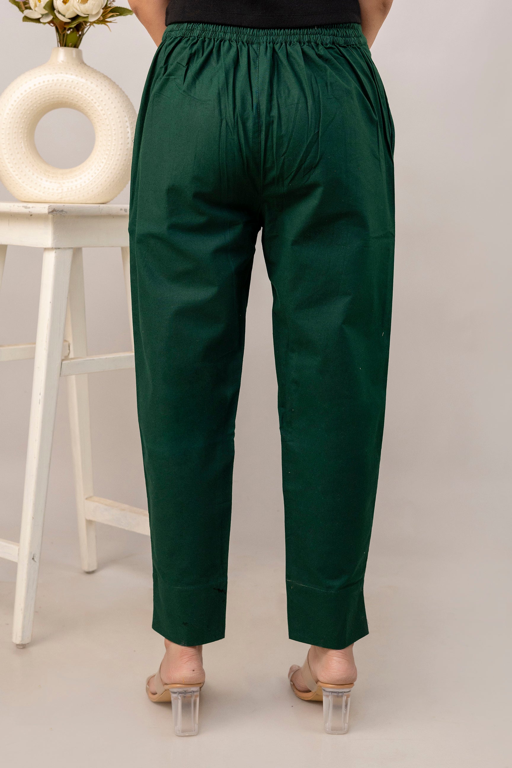 Pure Cotton Pant - B Green