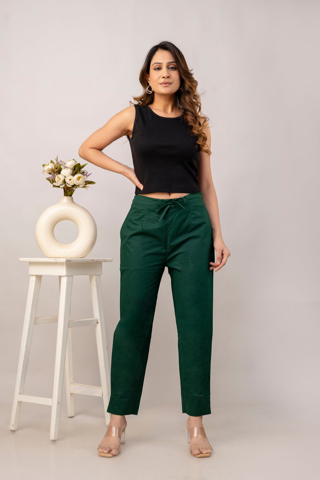 Pure Cotton Pant - B Green