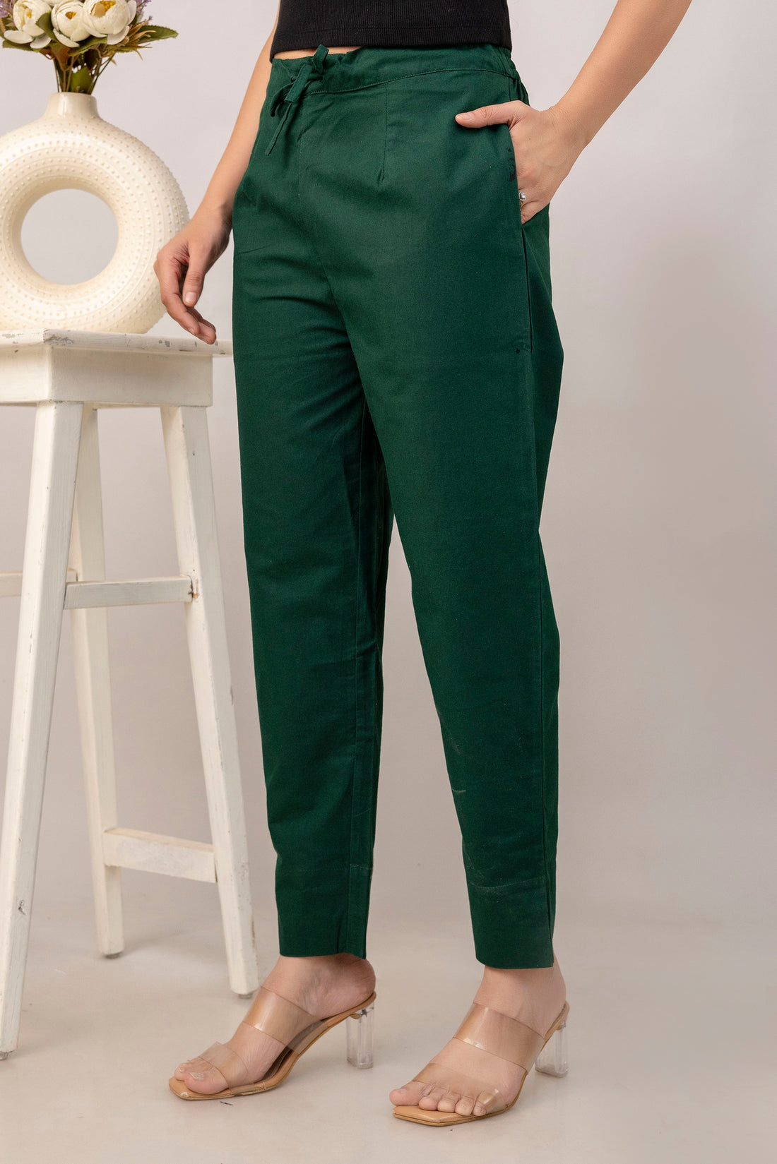 Pure Cotton Pant - B Green
