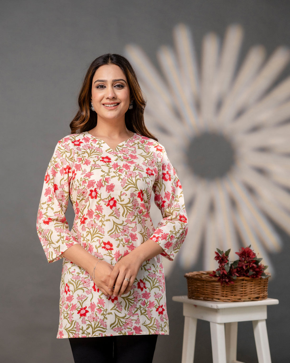 The Spring Bloom Short Top