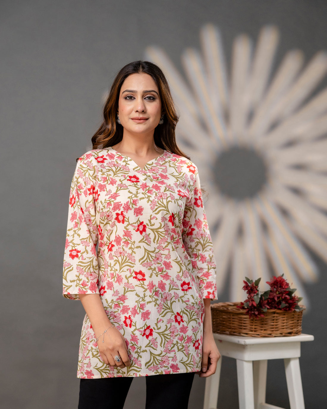 The Spring Bloom Short Top