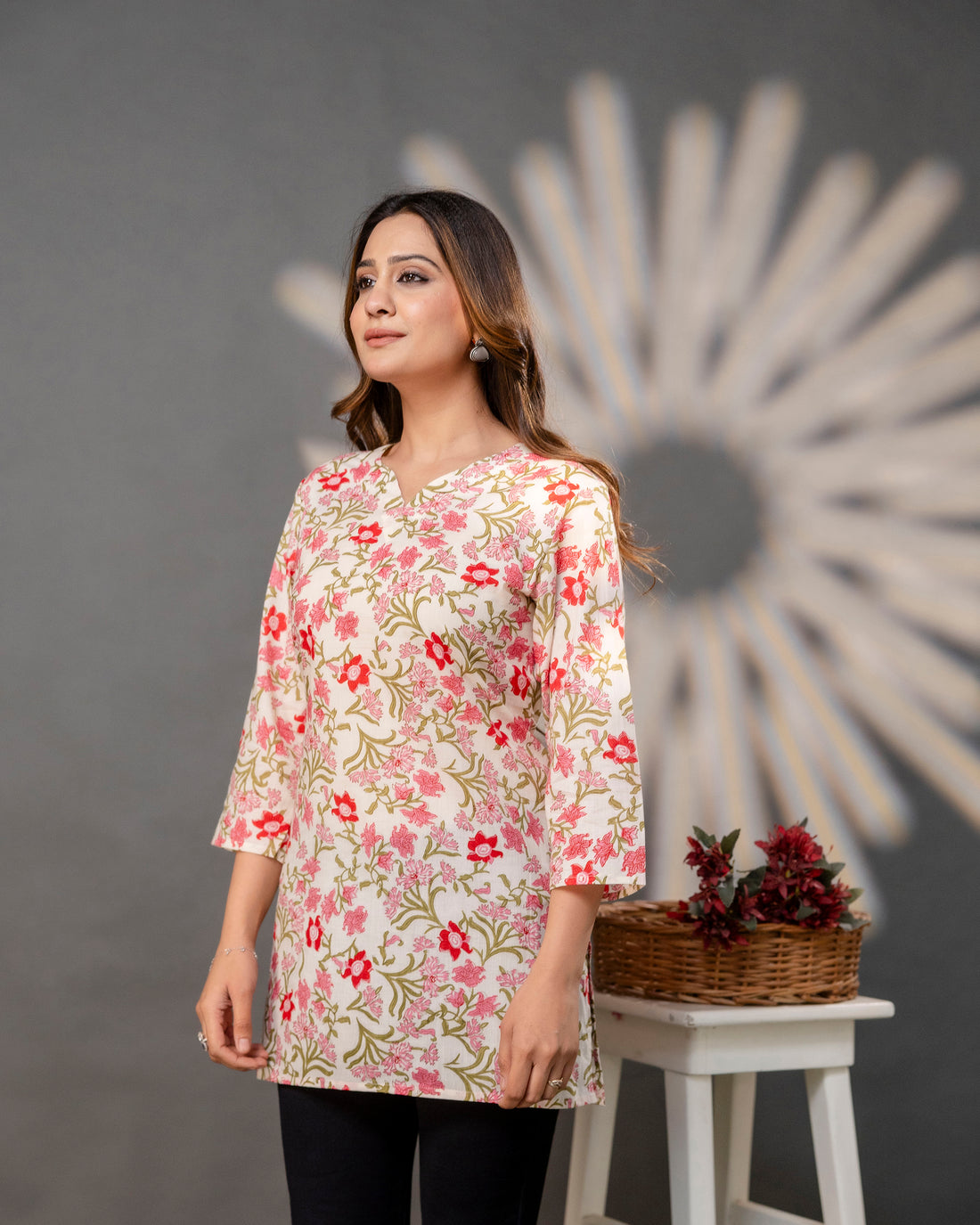 The Spring Bloom Short Top