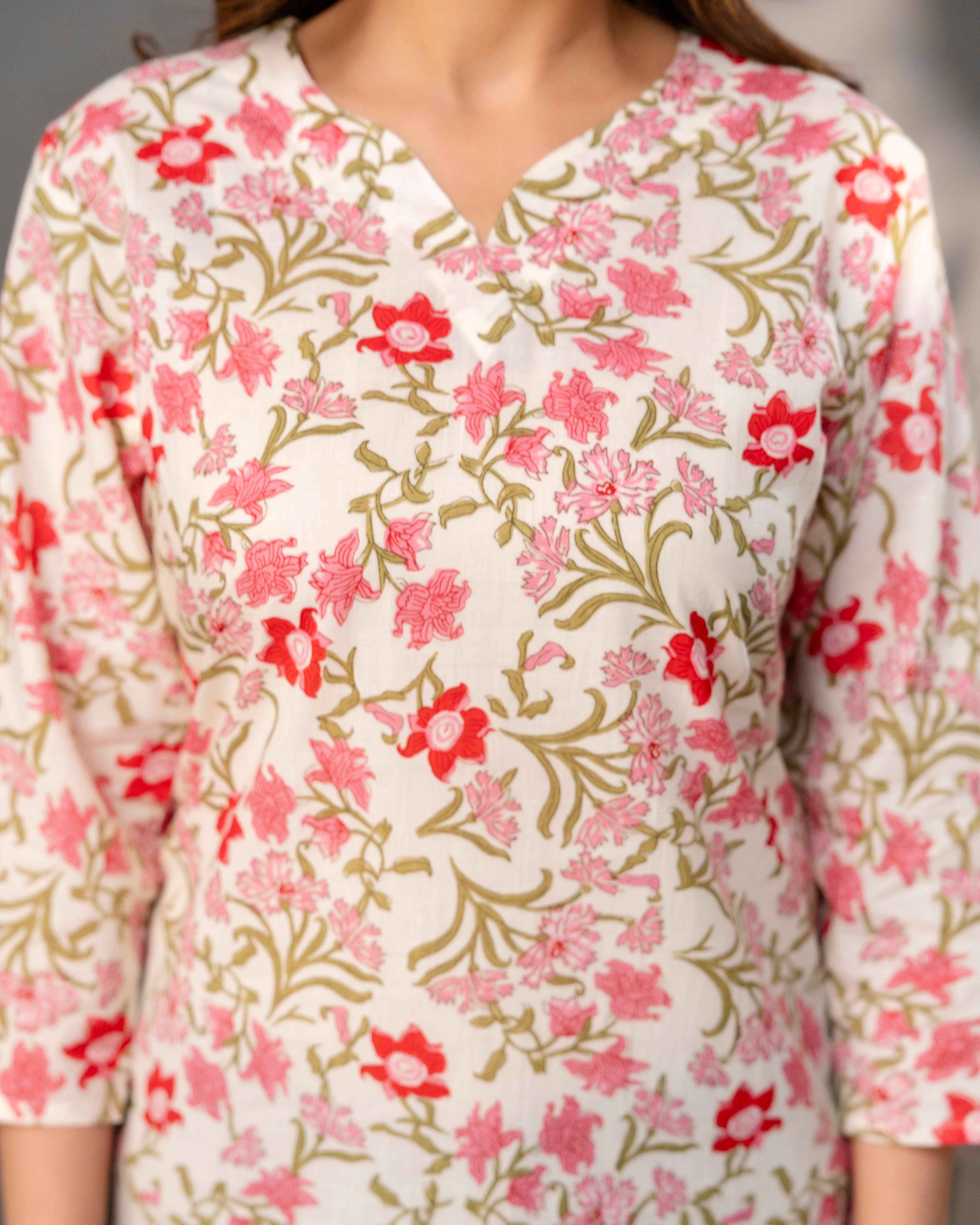 The Spring Bloom Short Top