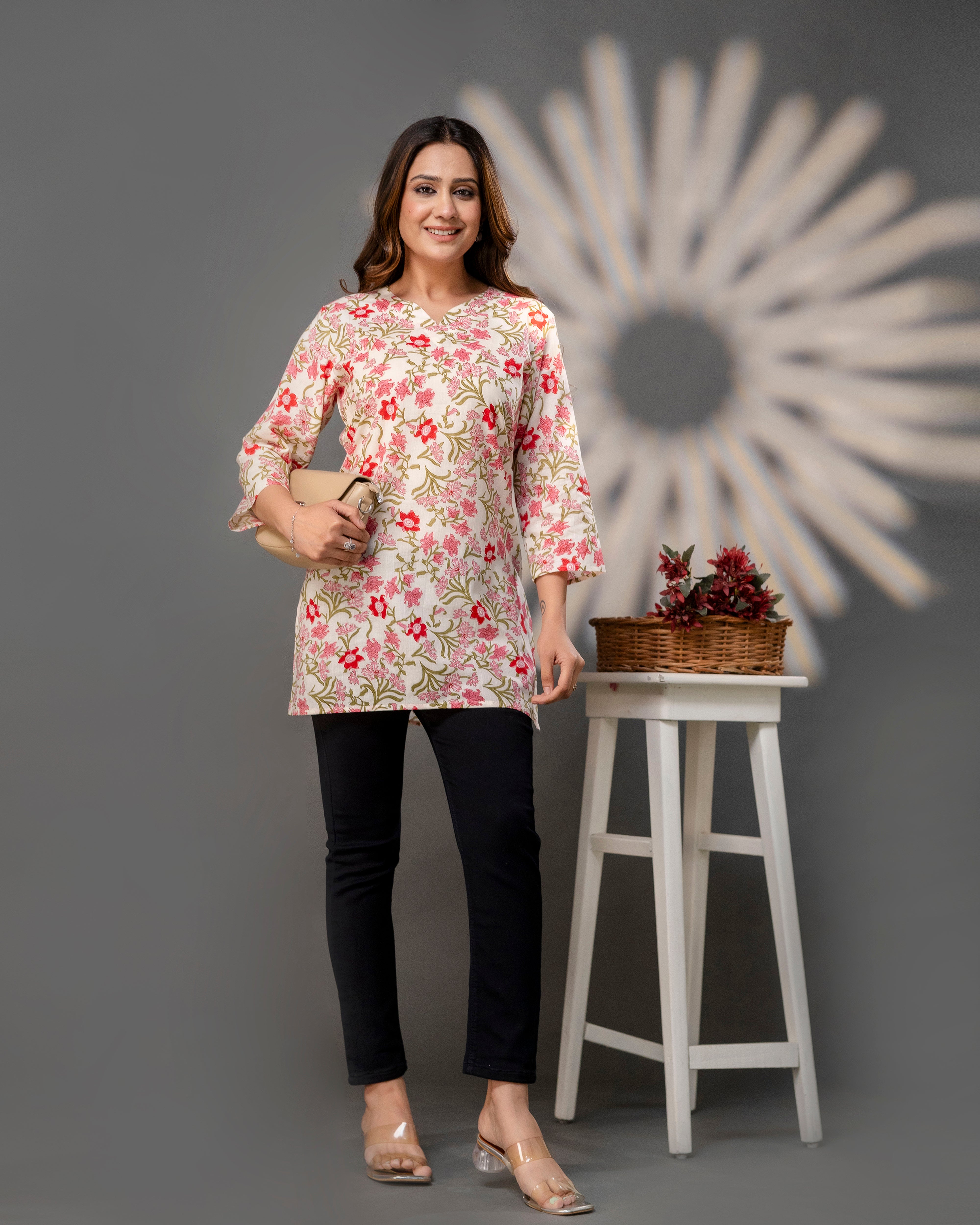 The Spring Bloom Short Top