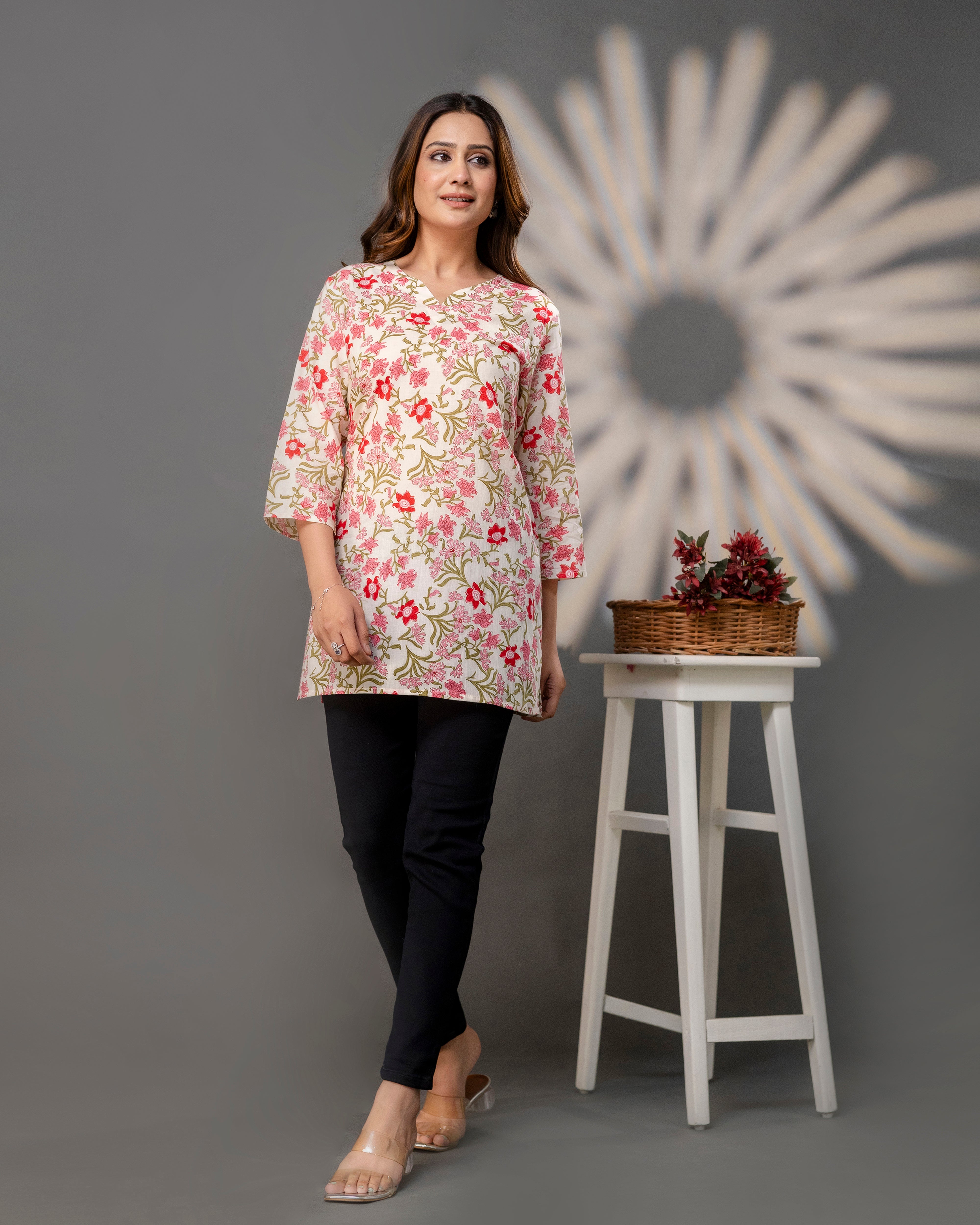 The Spring Bloom Short Top