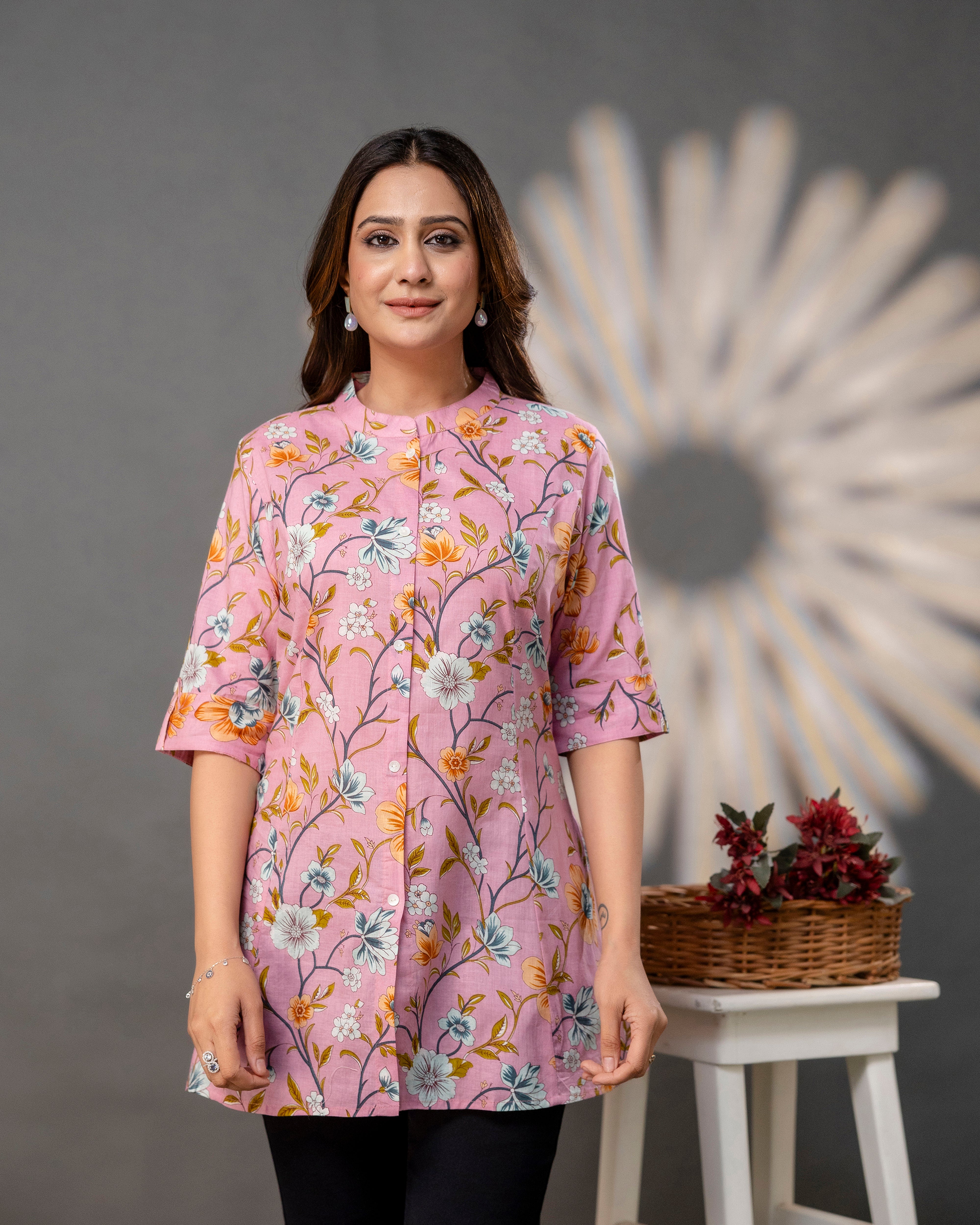 The Blossom Pink Princess Cut Top