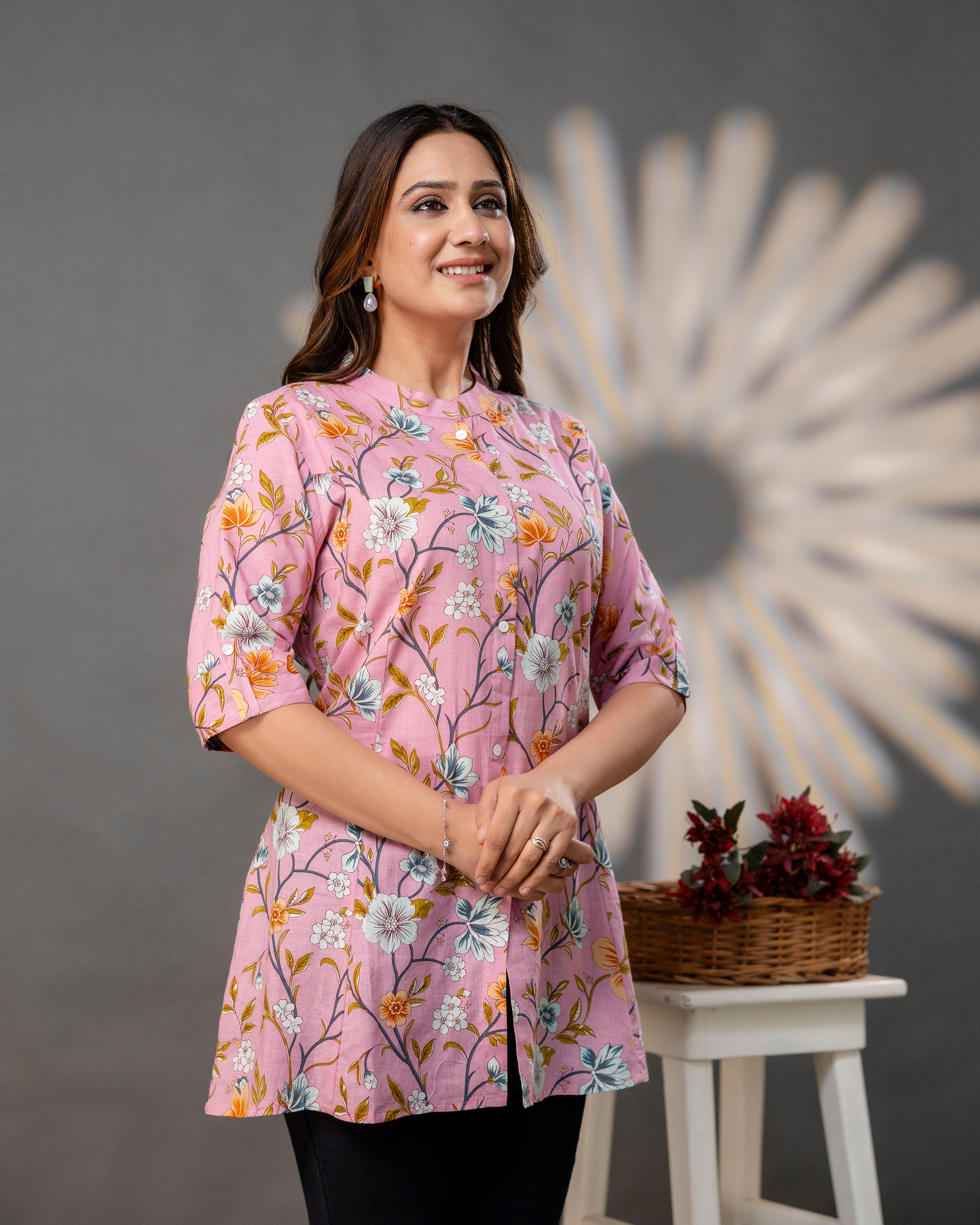 The Blossom Pink Princess Cut Top