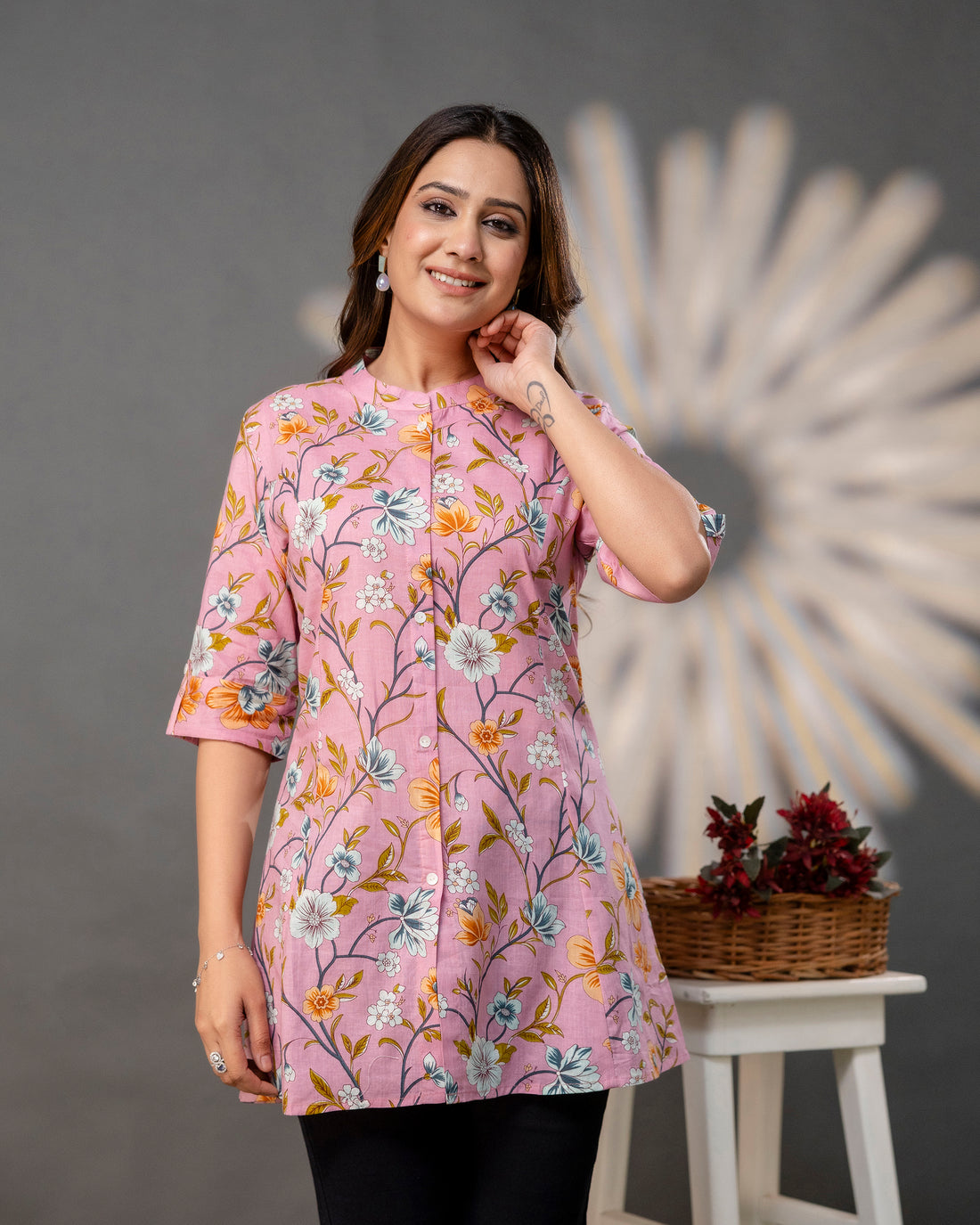 The Blossom Pink Princess Cut Top