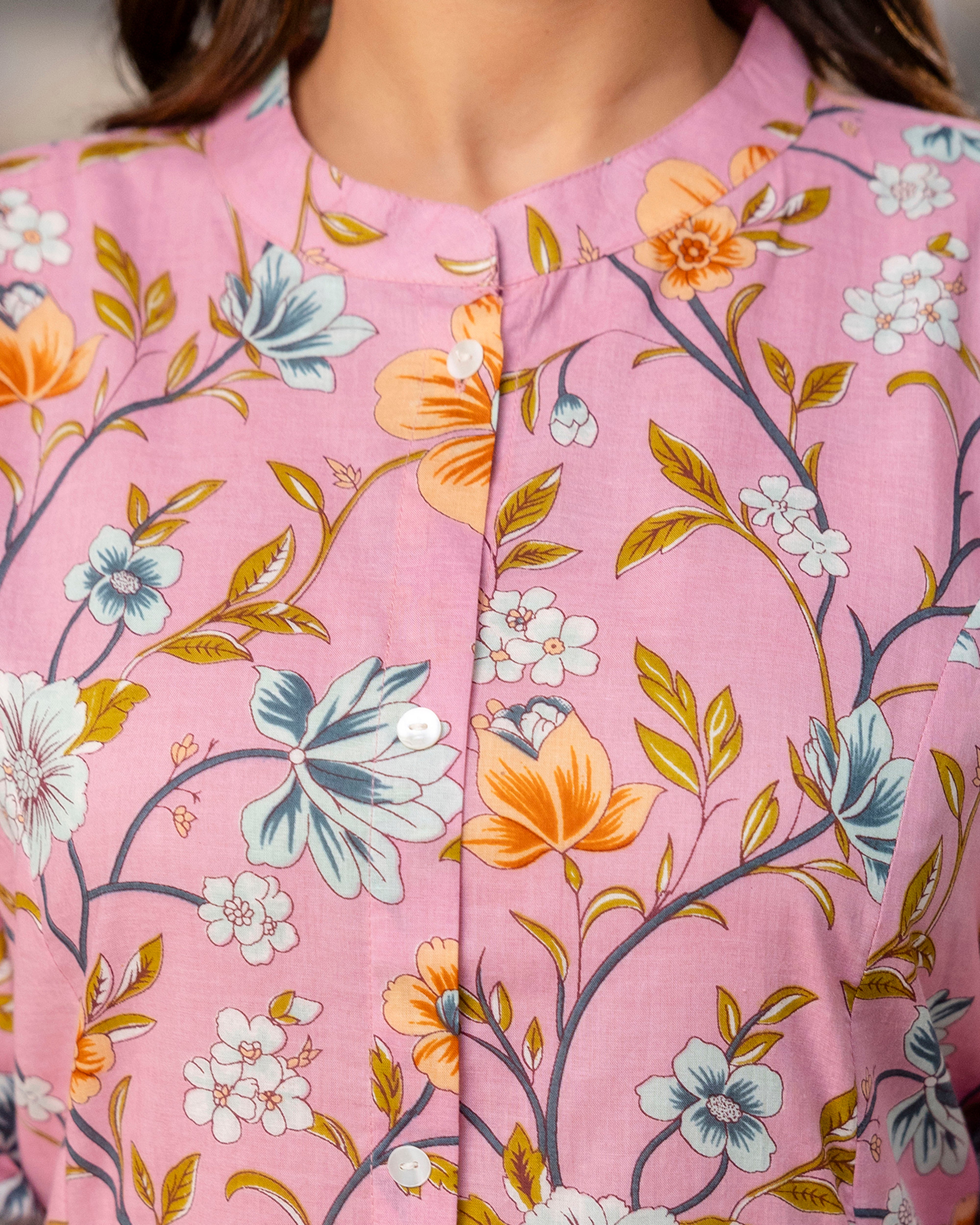 The Blossom Pink Princess Cut Top